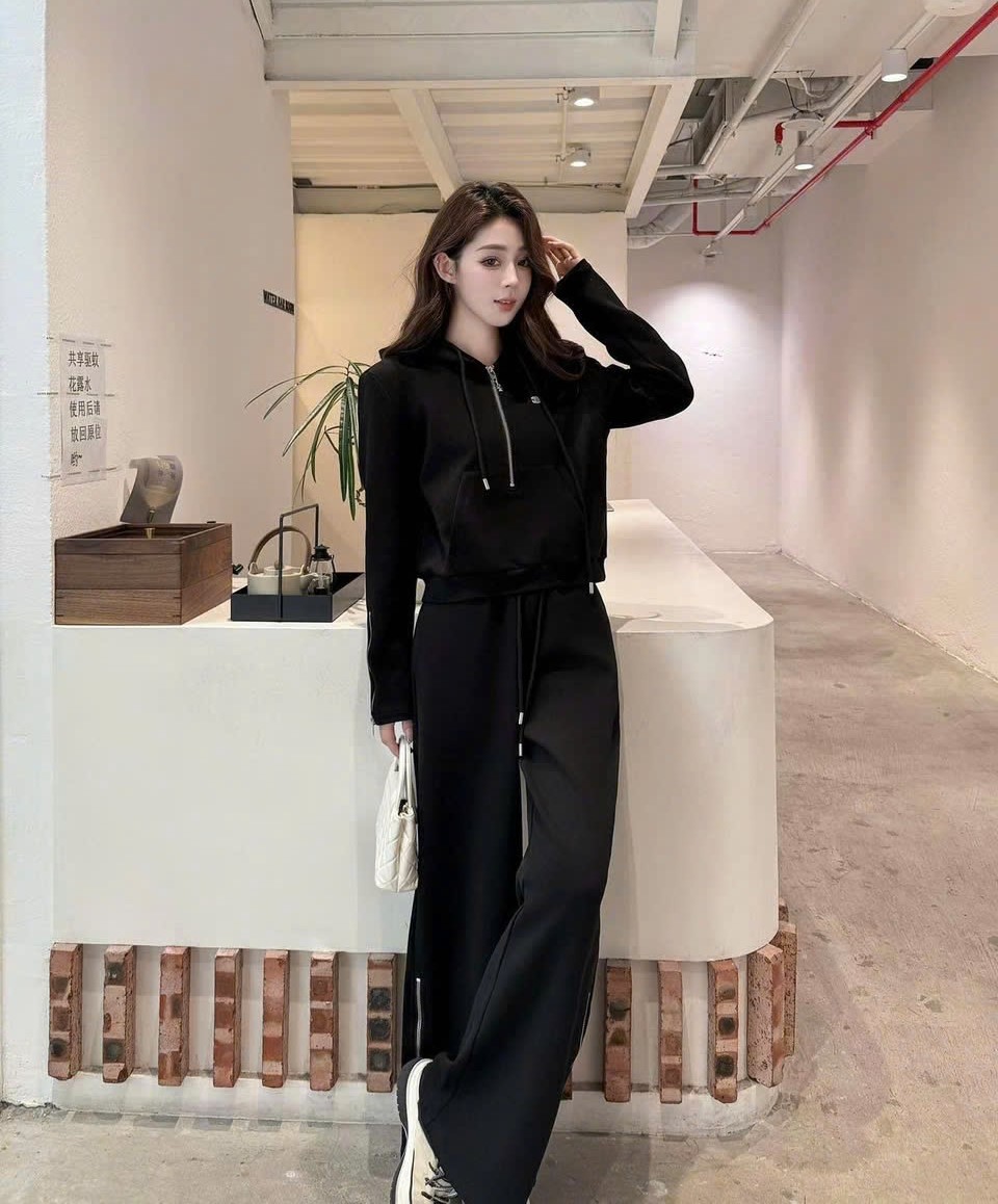 Combo áo quần dài xám đen Celine 6