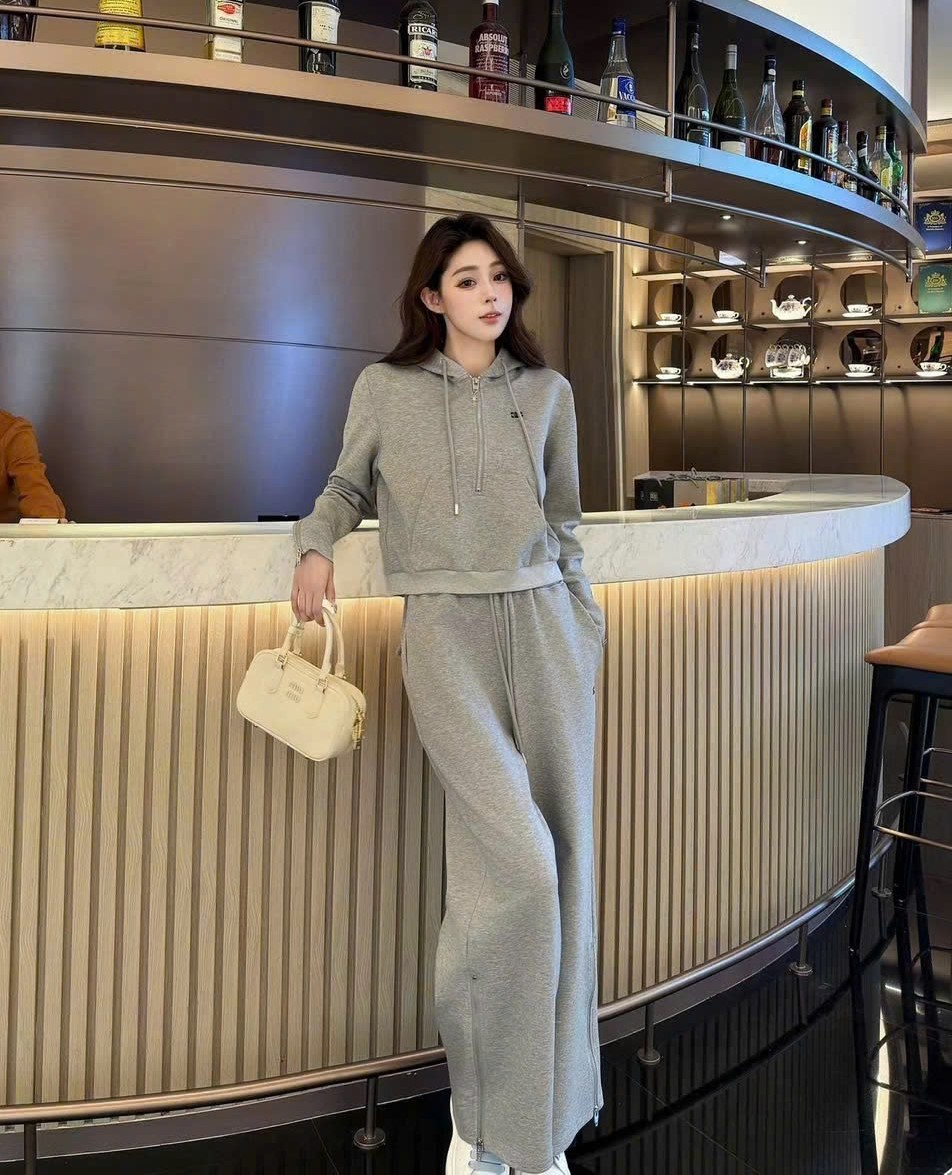 Combo áo quần dài xám đen Celine 8