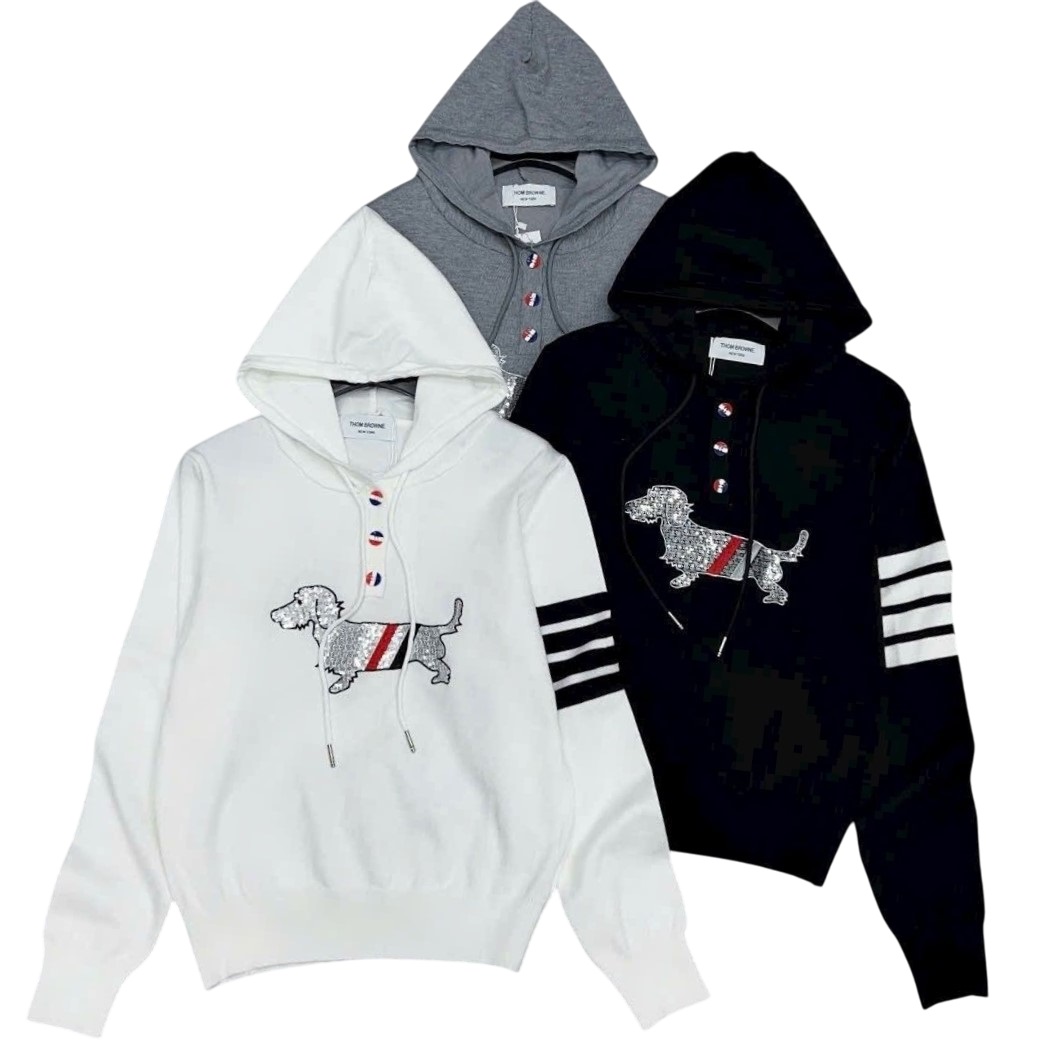 Set áo nón chú chó váy ngắn xếp ly thời trang Thom Browne 4