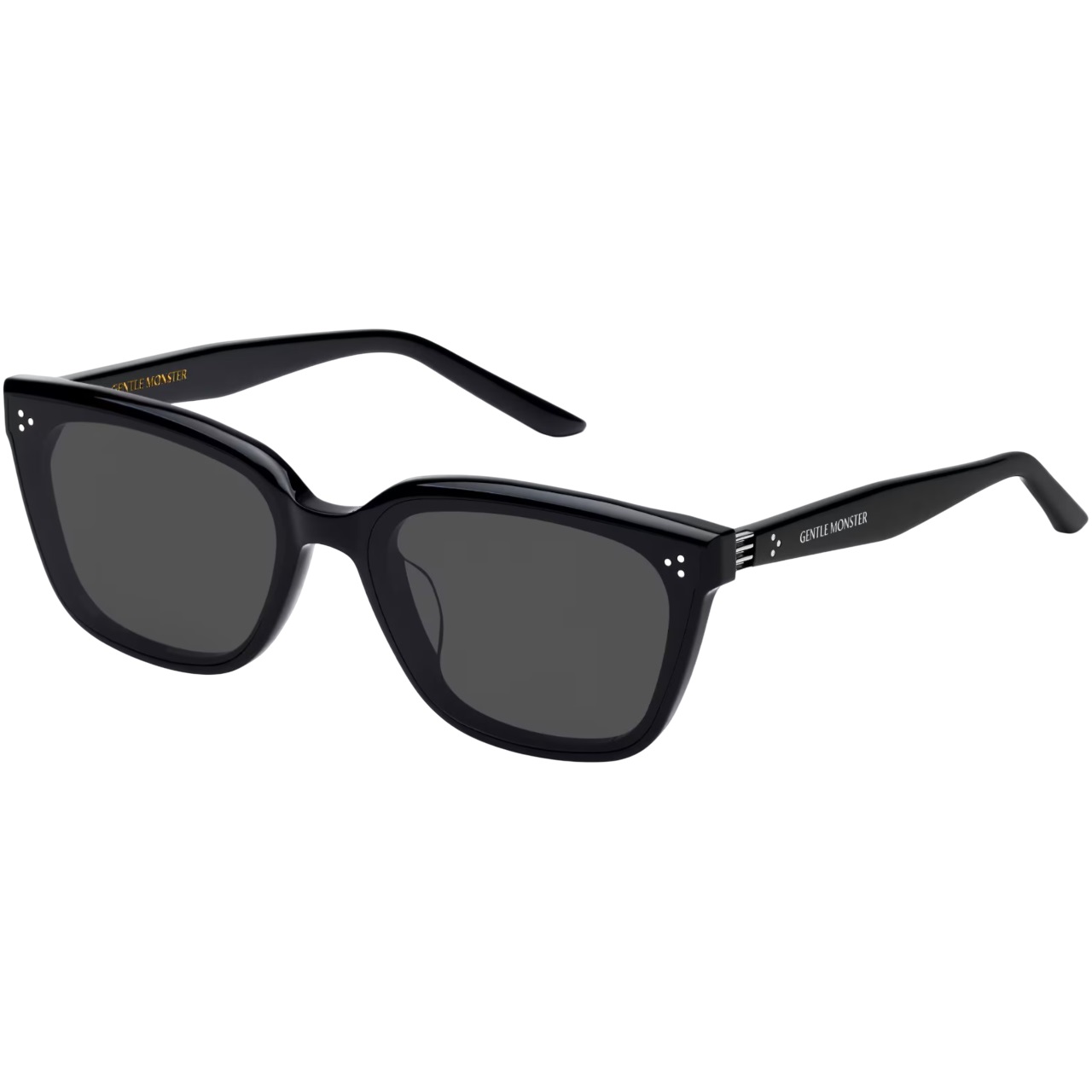 Kính Gentle Monster Numer 01 Black Lenses Black Acetate Frame 1