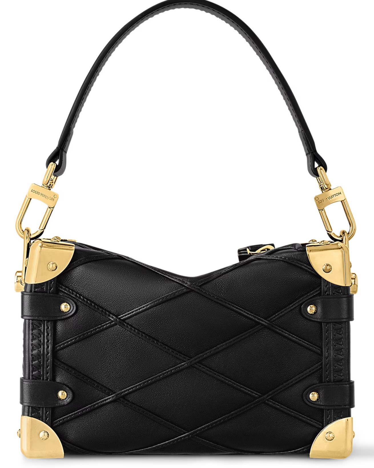 Túi đeo chéo Louis Vuitton Side Trunk PM Malletage Black M83030 6