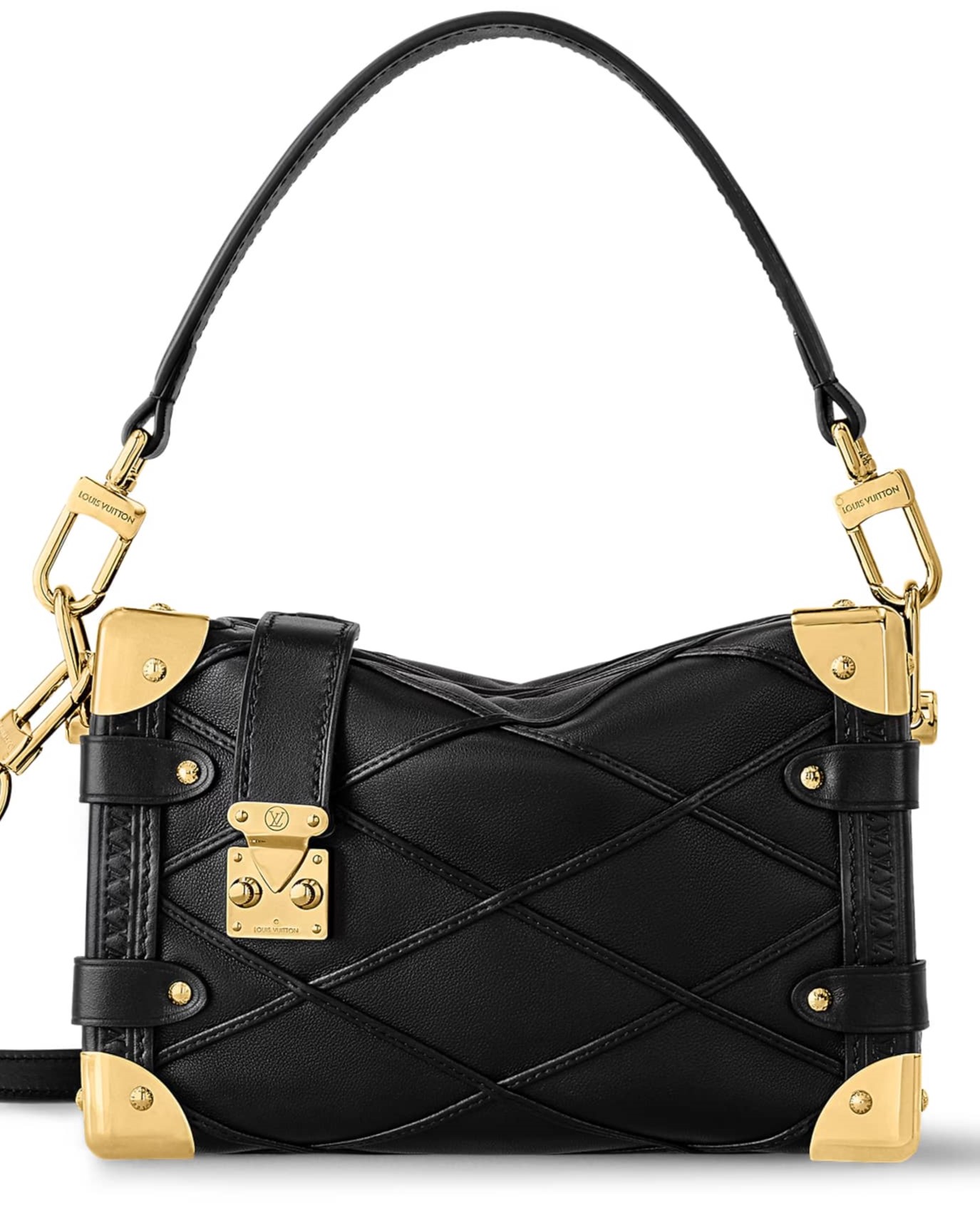 Túi đeo chéo Louis Vuitton Side Trunk PM Malletage Black M83030 7