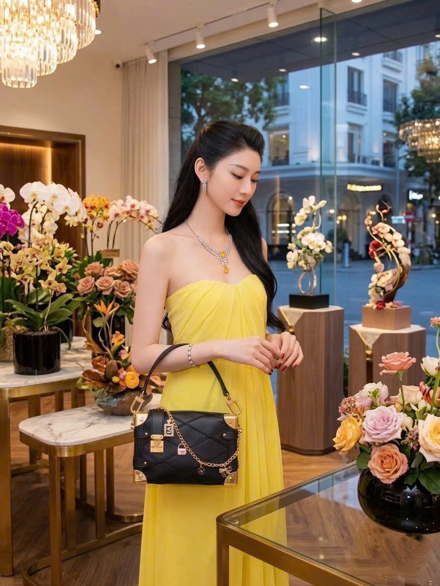 Túi đeo chéo Louis Vuitton Side Trunk PM Malletage Black M83030 9