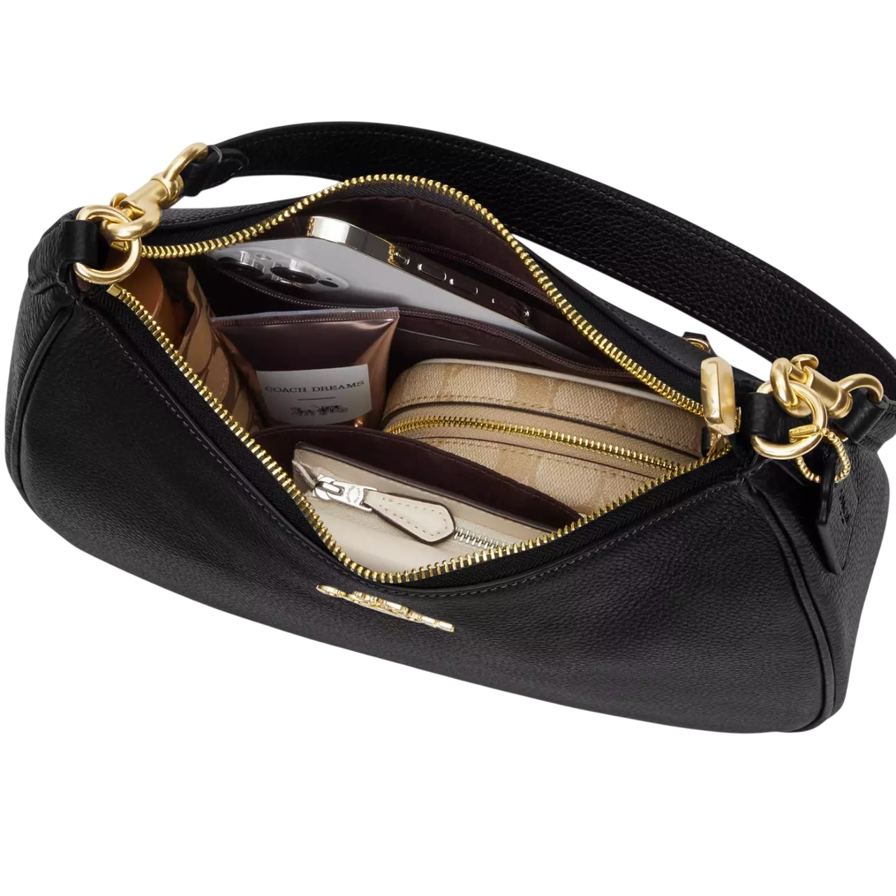 Túi đeo chéo nữ Coach Teri Hobo Maple CV935 1