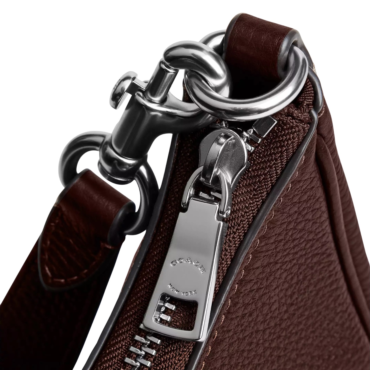 Túi đeo chéo nữ Coach Teri Hobo Maple CV935 6
