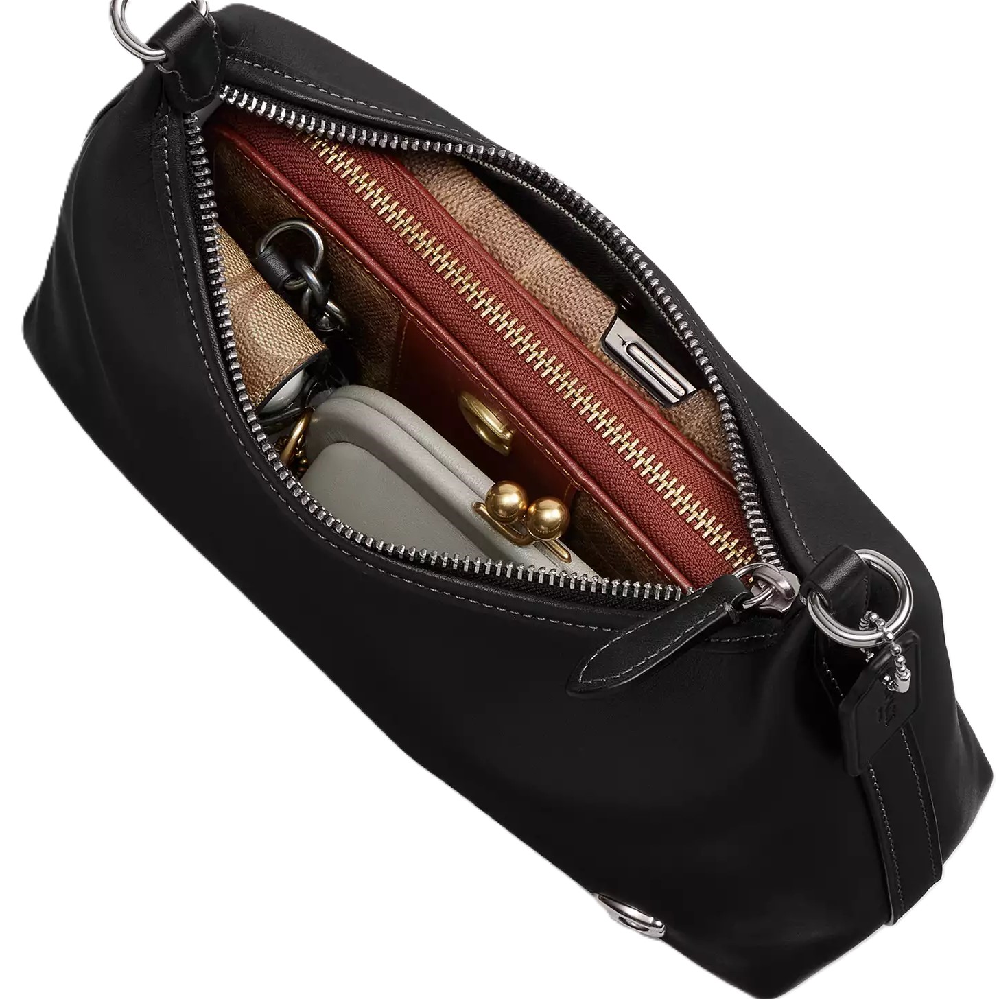Túi đeo chéo Coach Juliet Shoulder Bag 25 Smooth Leather Black CW640 2