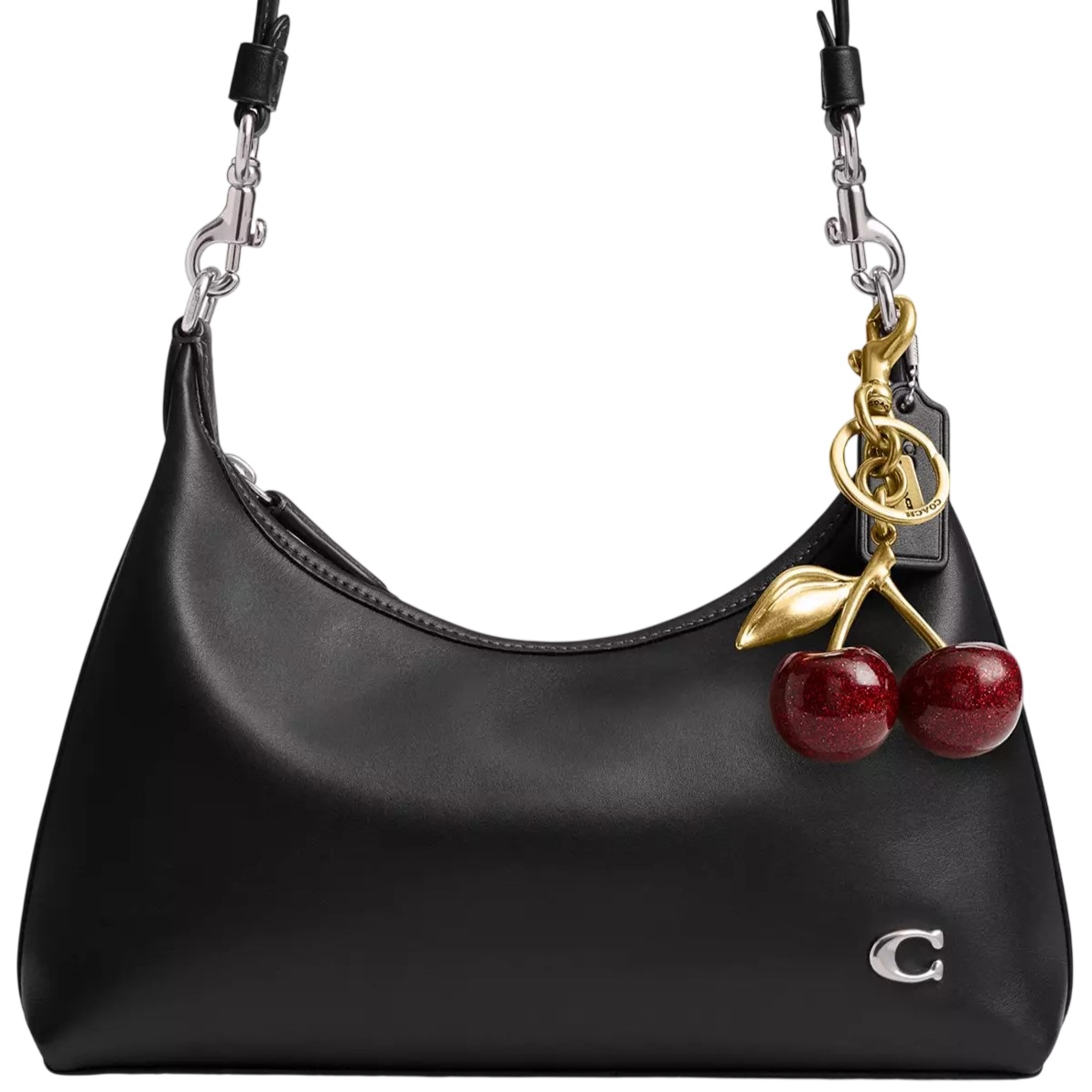 Túi đeo chéo Coach Juliet Shoulder Bag 25 Smooth Leather Black CW640 10