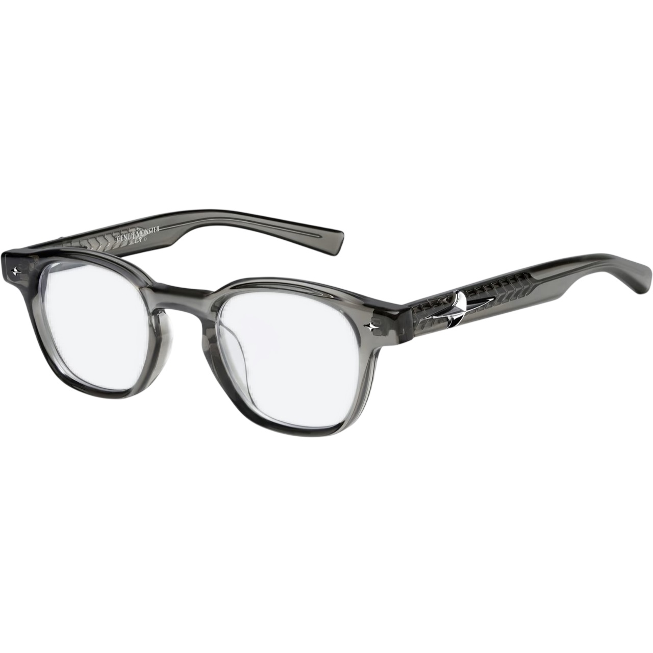 Mắt kính giả cận Gentle Monster Joze BRC17 Clear Lenses Brown Acetate Frame 2