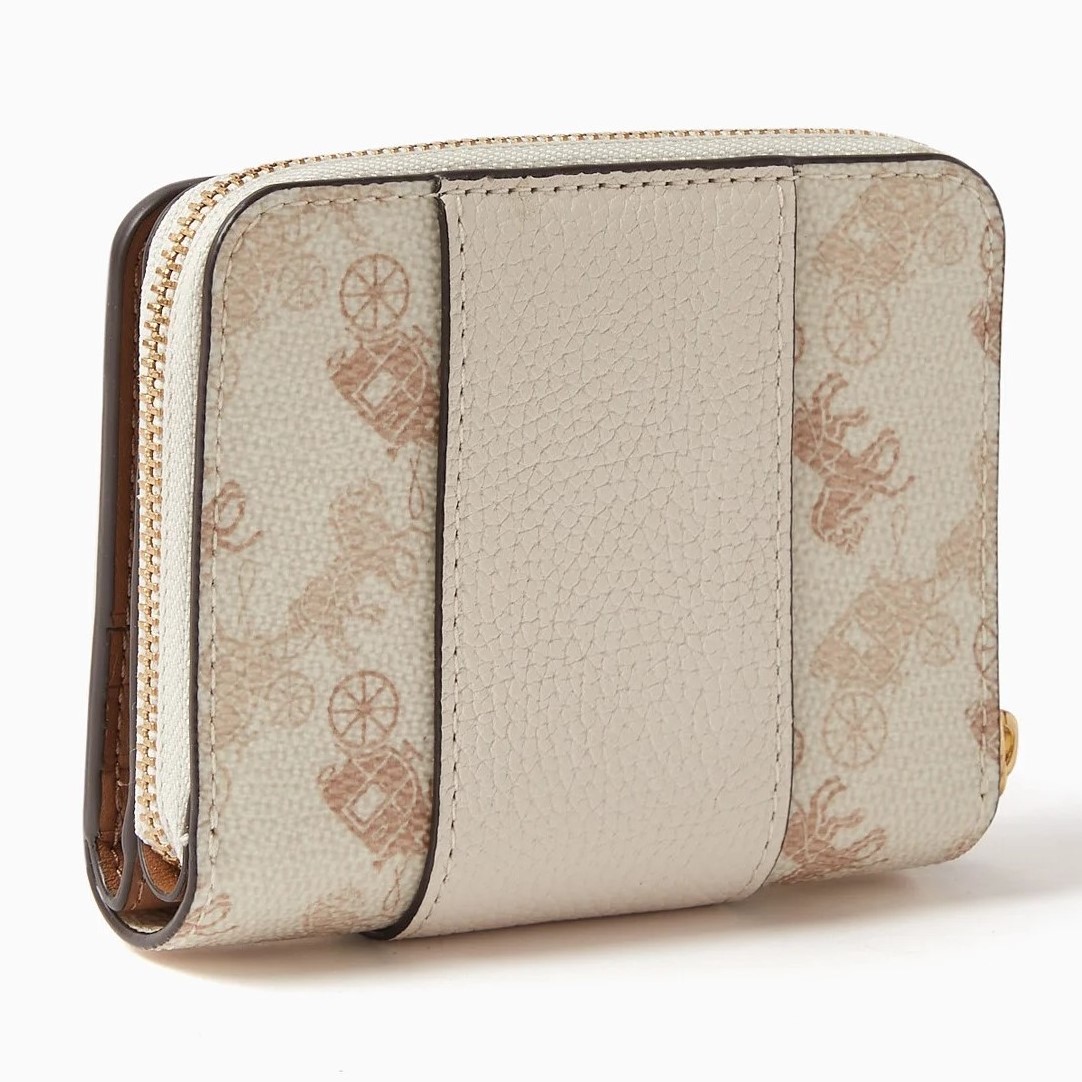 VÍ GẬP COACH BILLFOLD WALLET WITH HORSE AND CARRIAGE PRINT 49