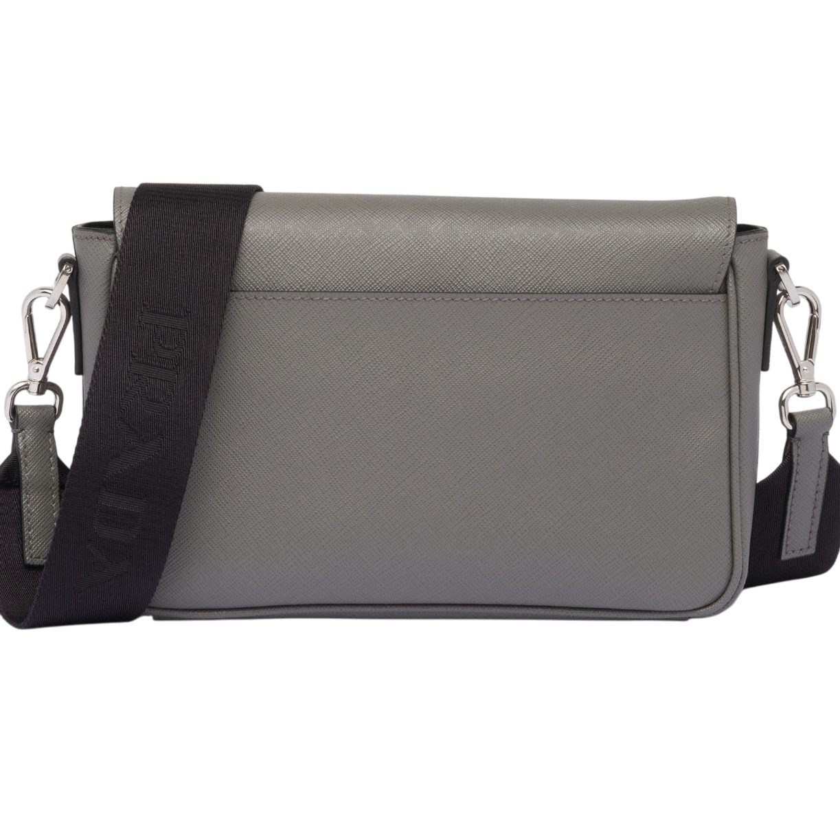 Túi Prada Saffiano Leather Shoulder Bag Grey 1