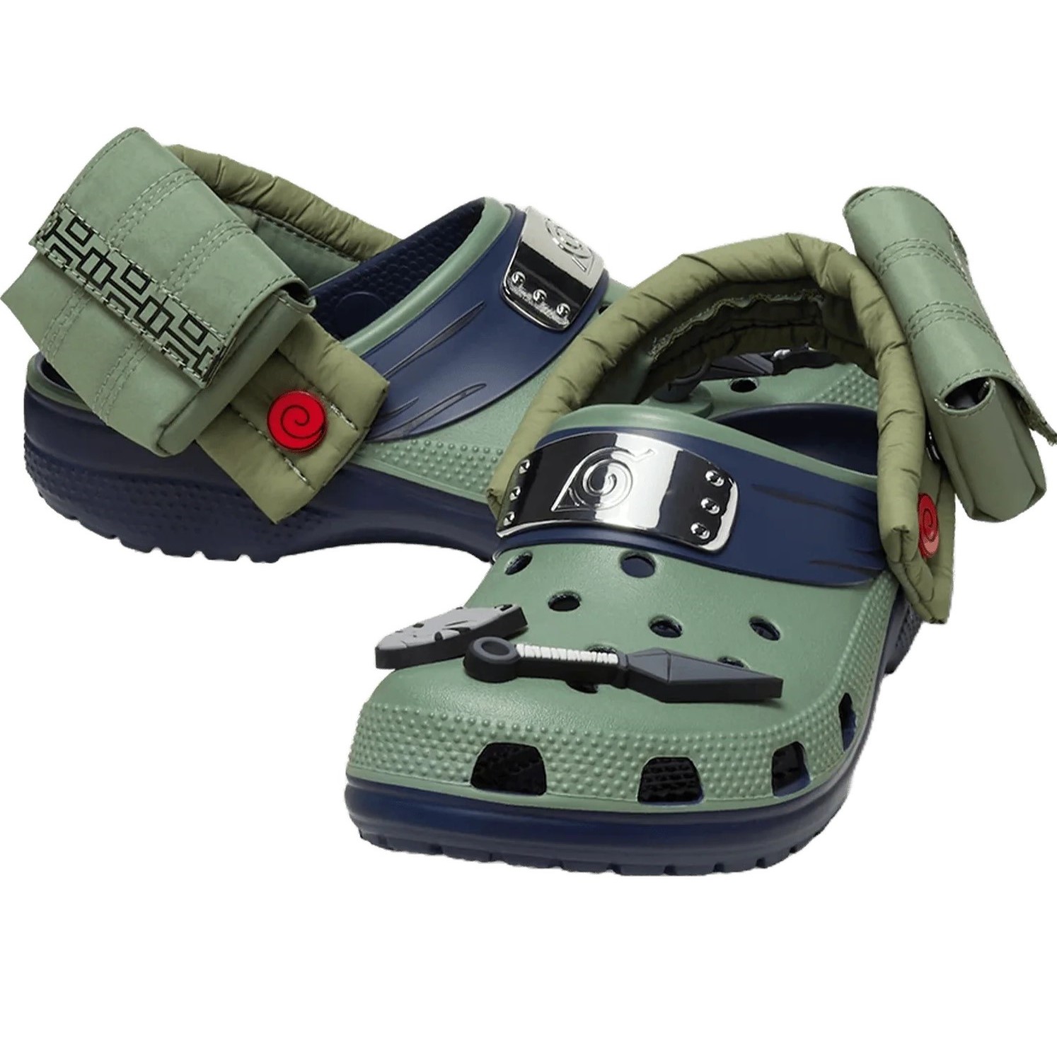 Dép nam Crocs Classic Clog Naruto Shippuden Kakashi 209445-410 8