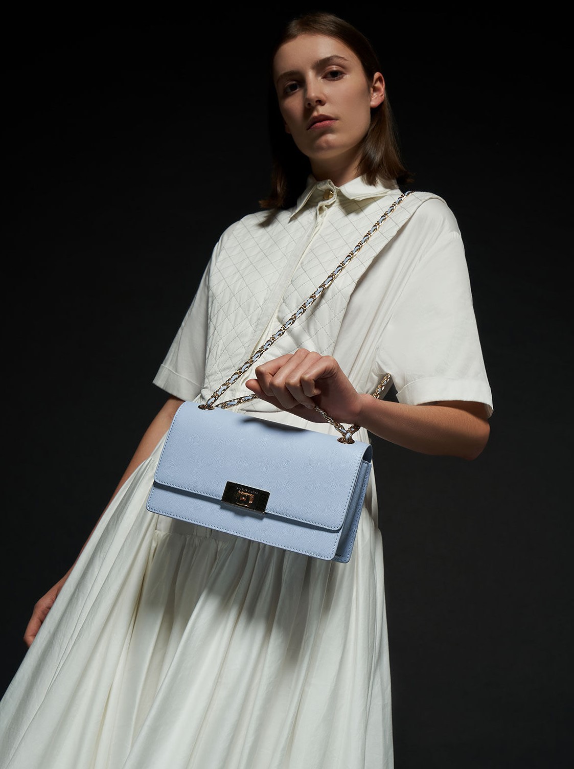 TÚI ĐEO CHÉO CHARLES KEITH C-CAPSULE COLLECTION: EVERETTE CHAIN-STRAP SHOULDER BAG 7