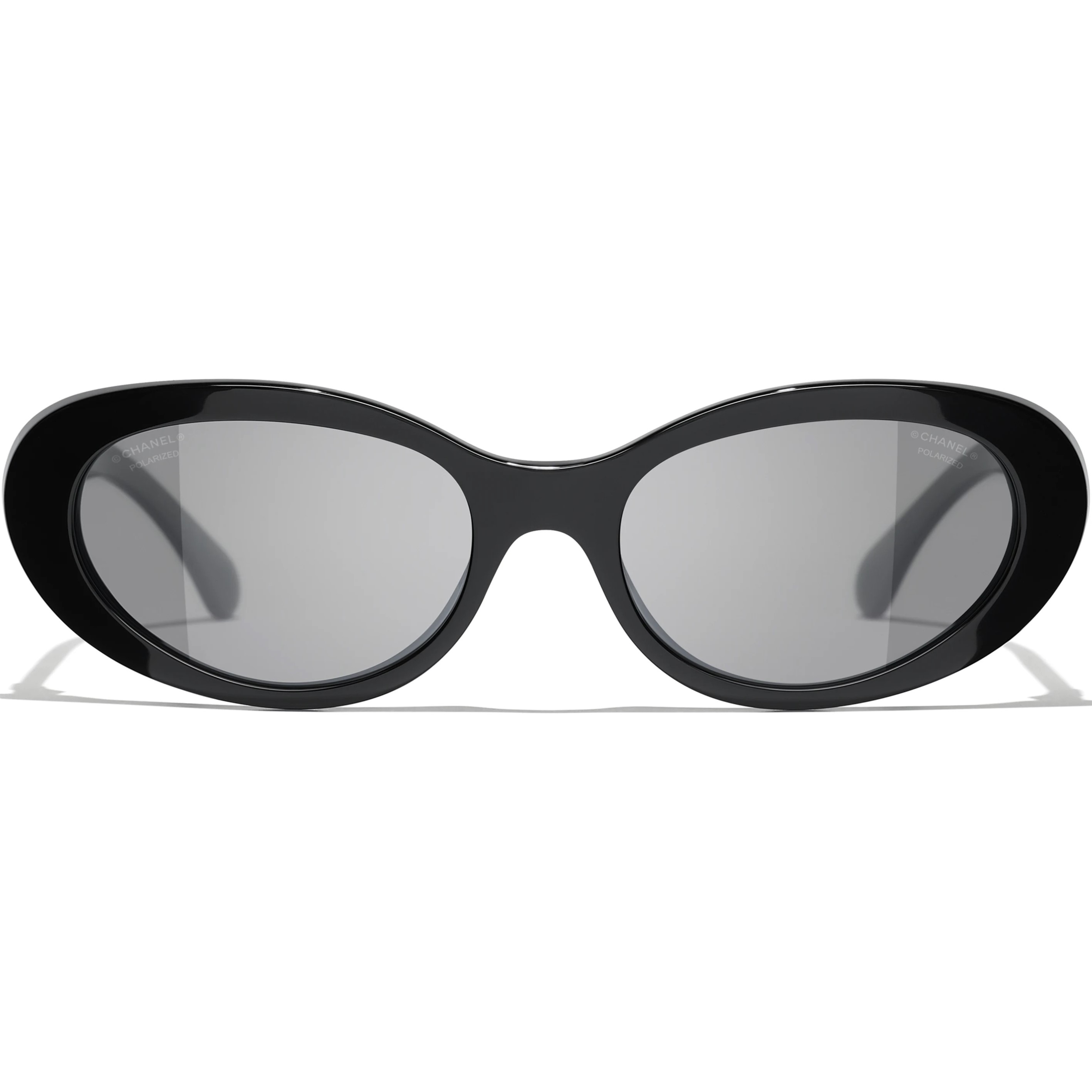 Mắt kính Chanel Oval Sunglasses Acetate Black 5515 5