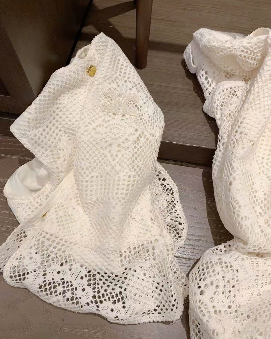 Combo bộ áo quần Celine vải ren 5