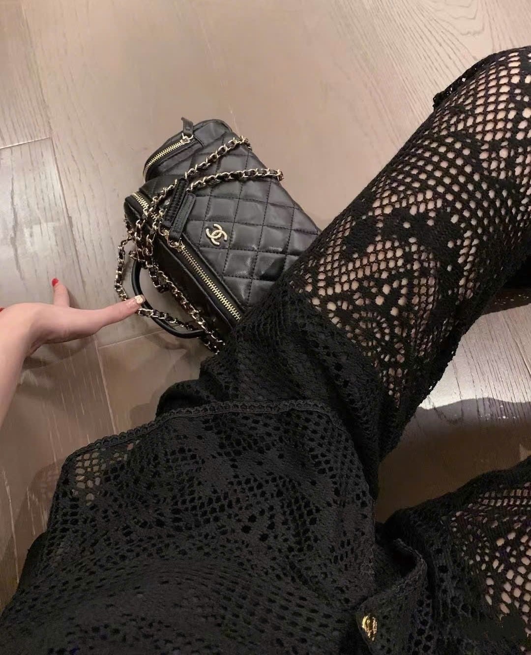 Combo bộ áo quần Celine vải ren 10