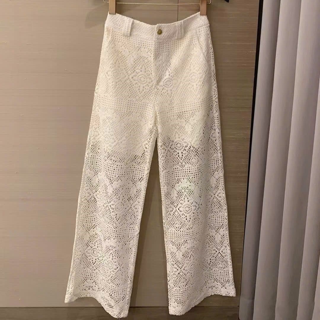 Combo bộ áo quần Celine vải ren 12