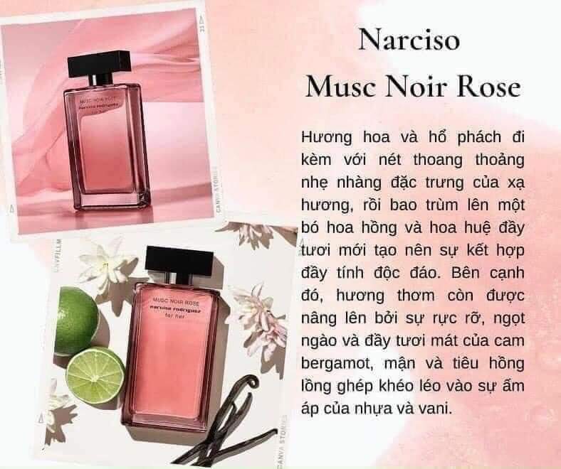 NƯỚC HOA MINI NARCISO RODRIGUEZ MUSC NOIR ROSE FOR HER EAU DE PARFUM 9
