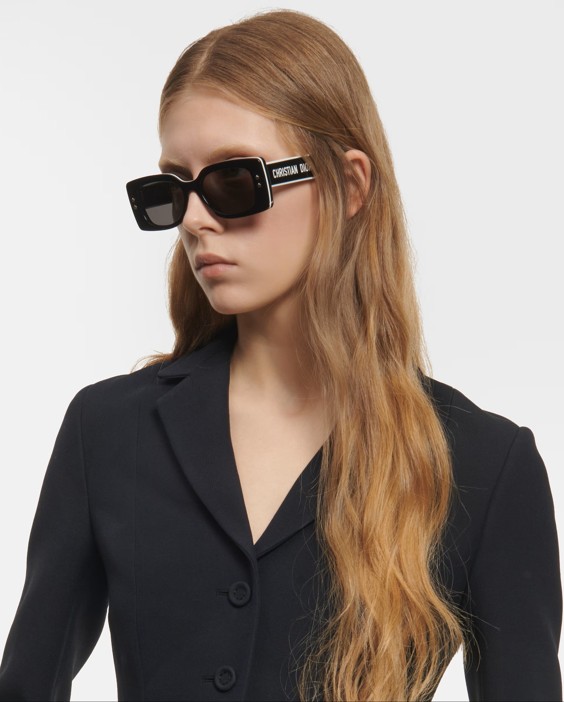 Kính mát Dior DiorPacific S1U Black Rectangular Sunglasses 4