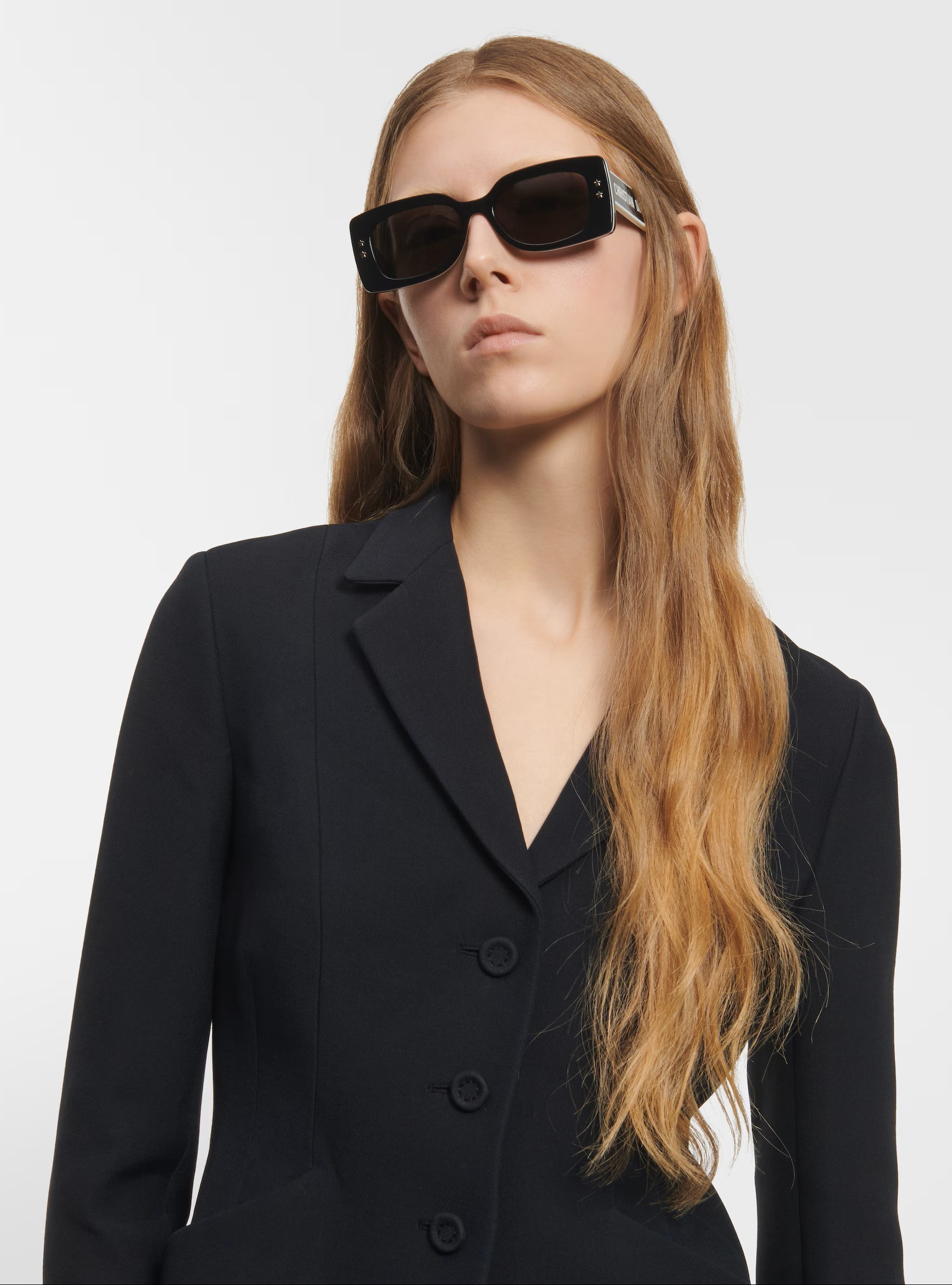 Kính mát Dior DiorPacific S1U Black Rectangular Sunglasses 7