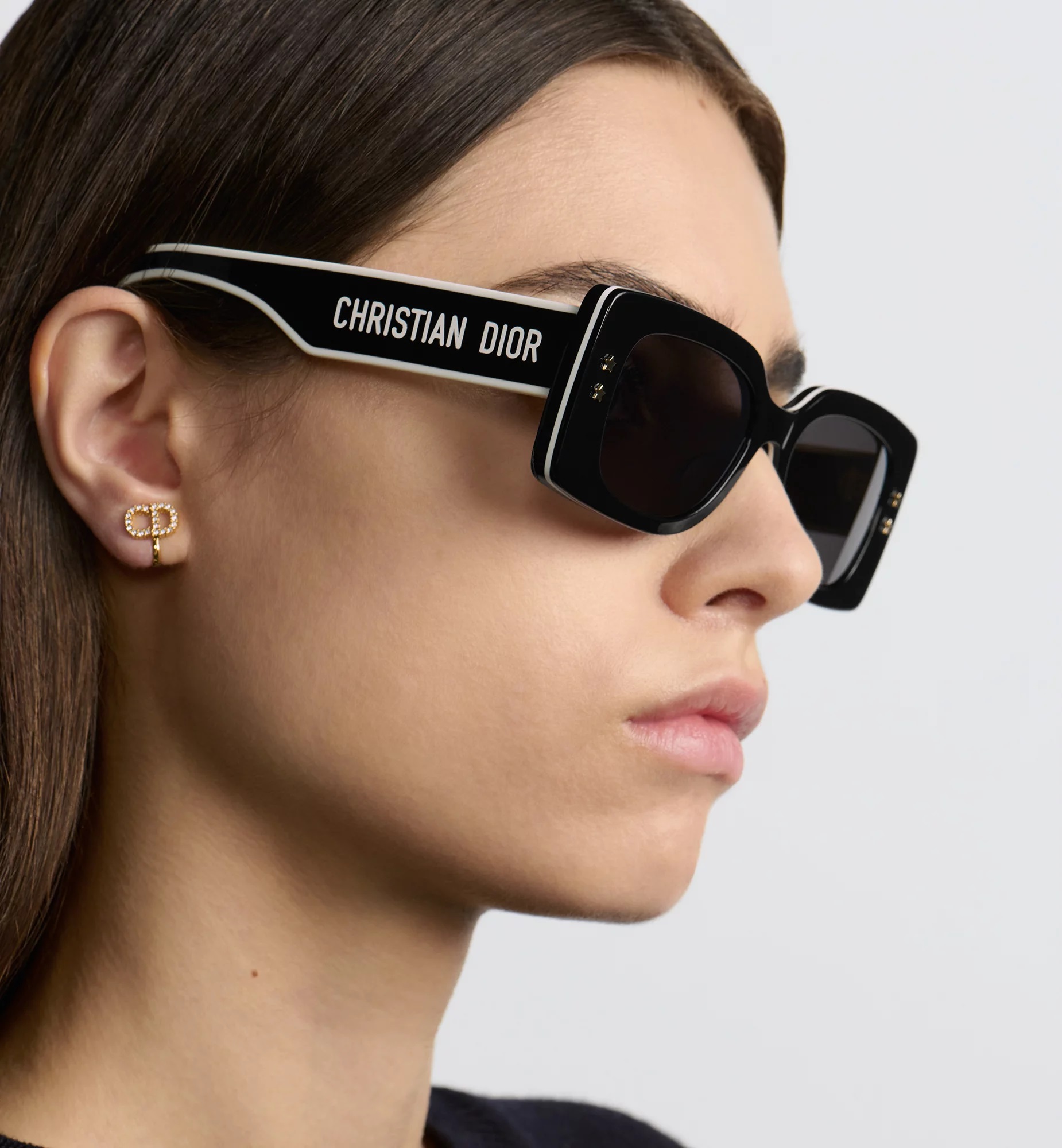 Kính mát Dior DiorPacific S1U Black Rectangular Sunglasses 9