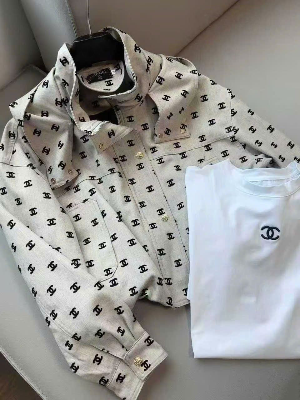 Áo khoác Chanel nữ có nón thời trang 2