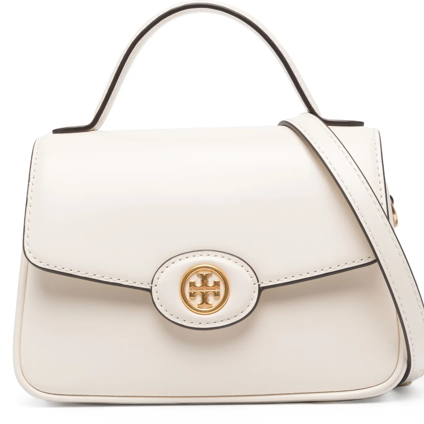 Túi xách Tory Burch Robinson Spazzolato Shoulder Bag Cream White 6