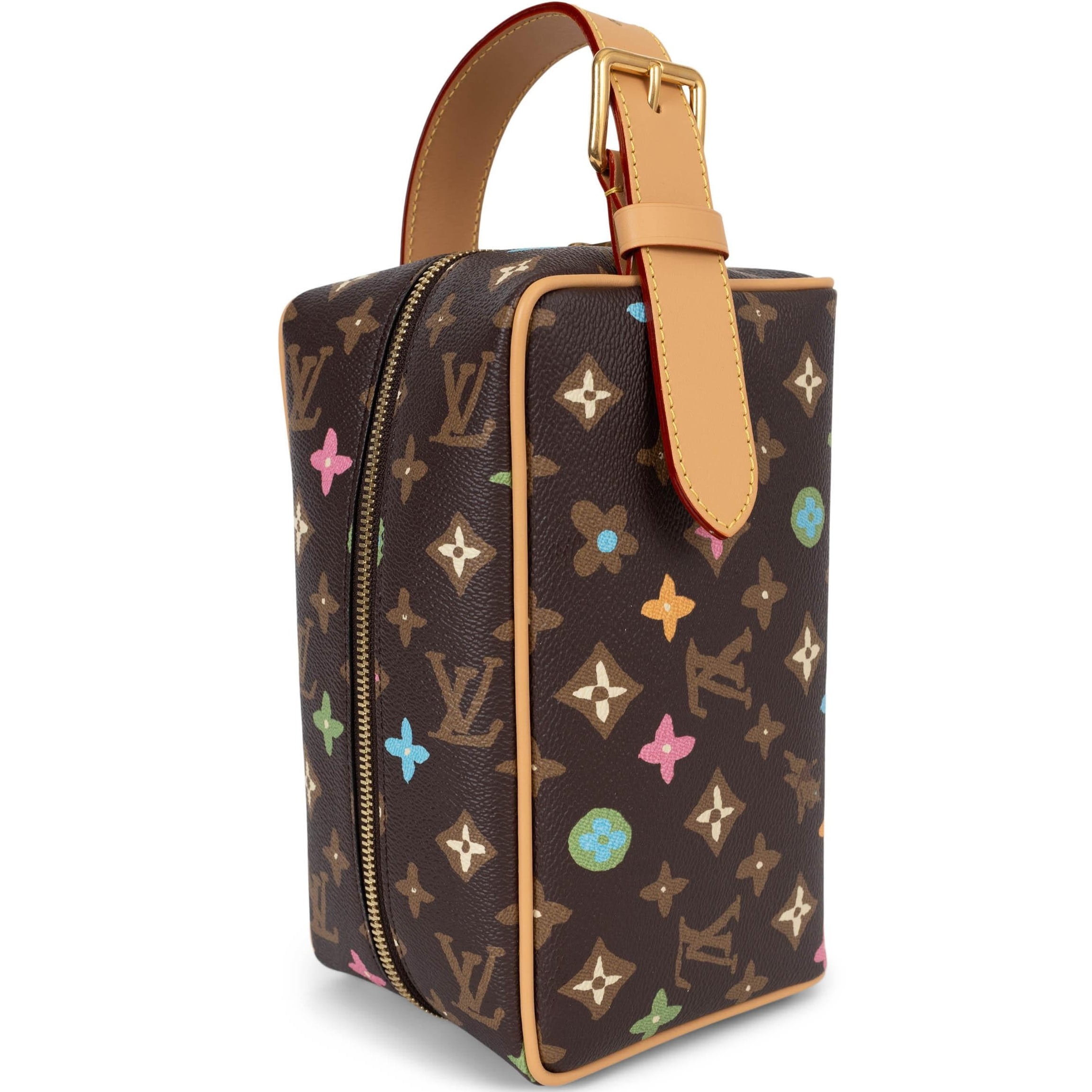 Túi xách Nữ Louis Vuitton Locker Dopp Kit Chocolate Brown 9