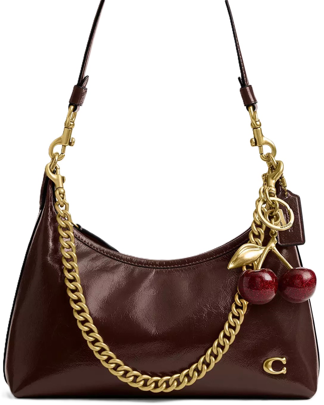 Túi đeo chéo Coach Juliet Shoulder Bag 25 Smooth Leather Brass Maple CAD75 1