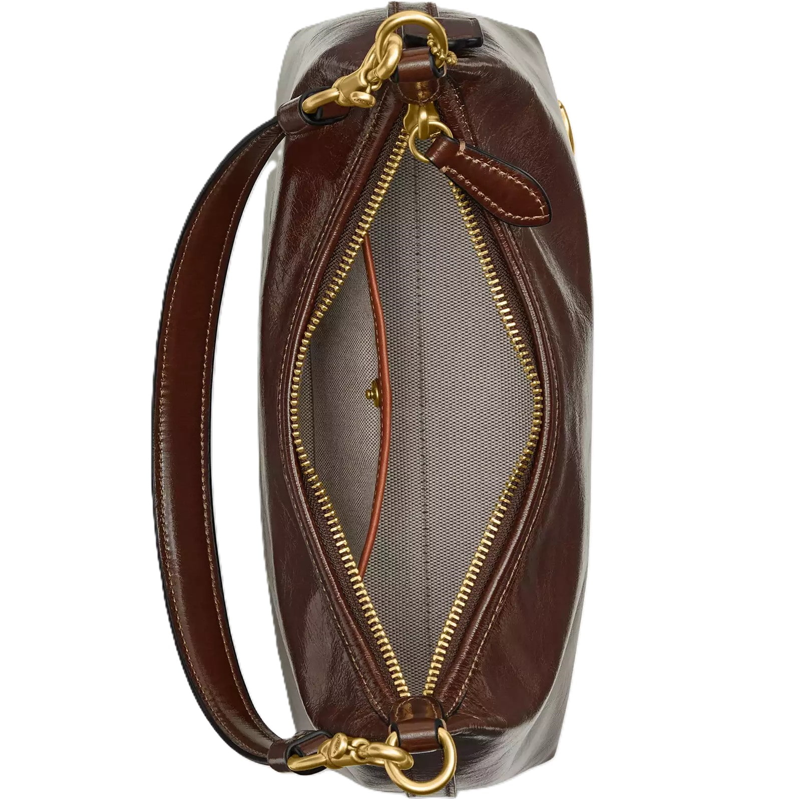Túi đeo chéo Coach Juliet Shoulder Bag 25 Smooth Leather Brass Maple CAD75 12