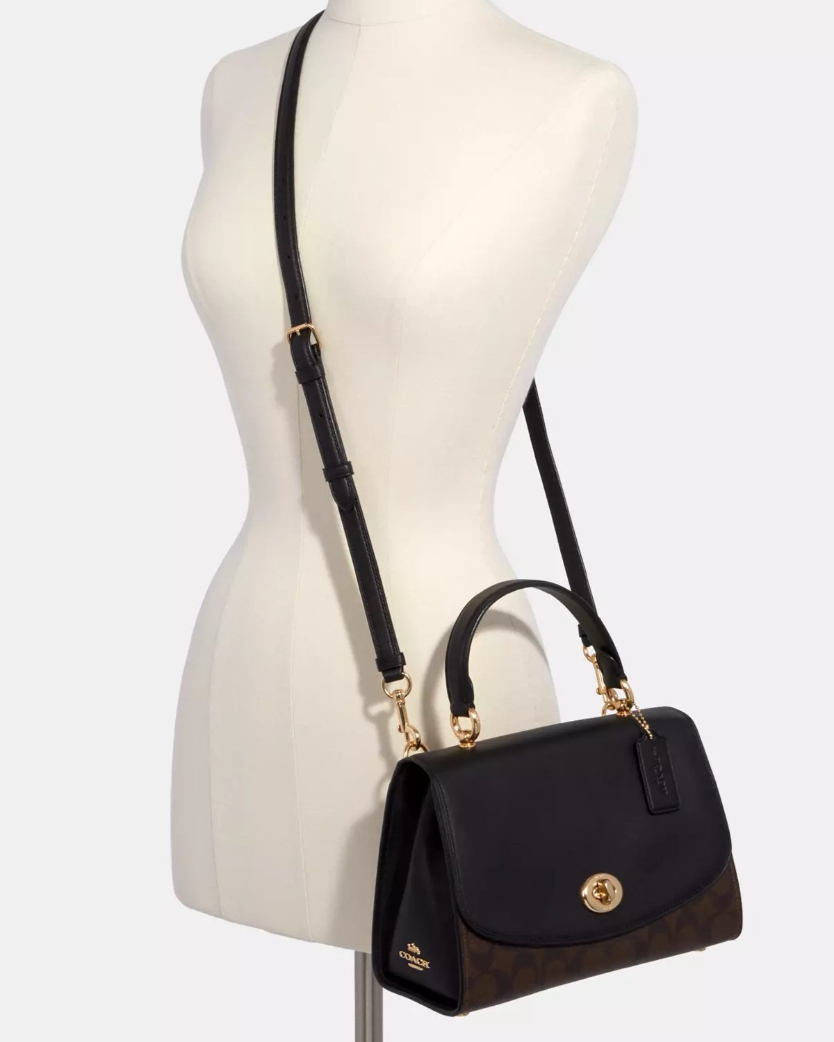 Túi xách Coach Tilly Top Handle Satchel With Signature Canvas F76620 3