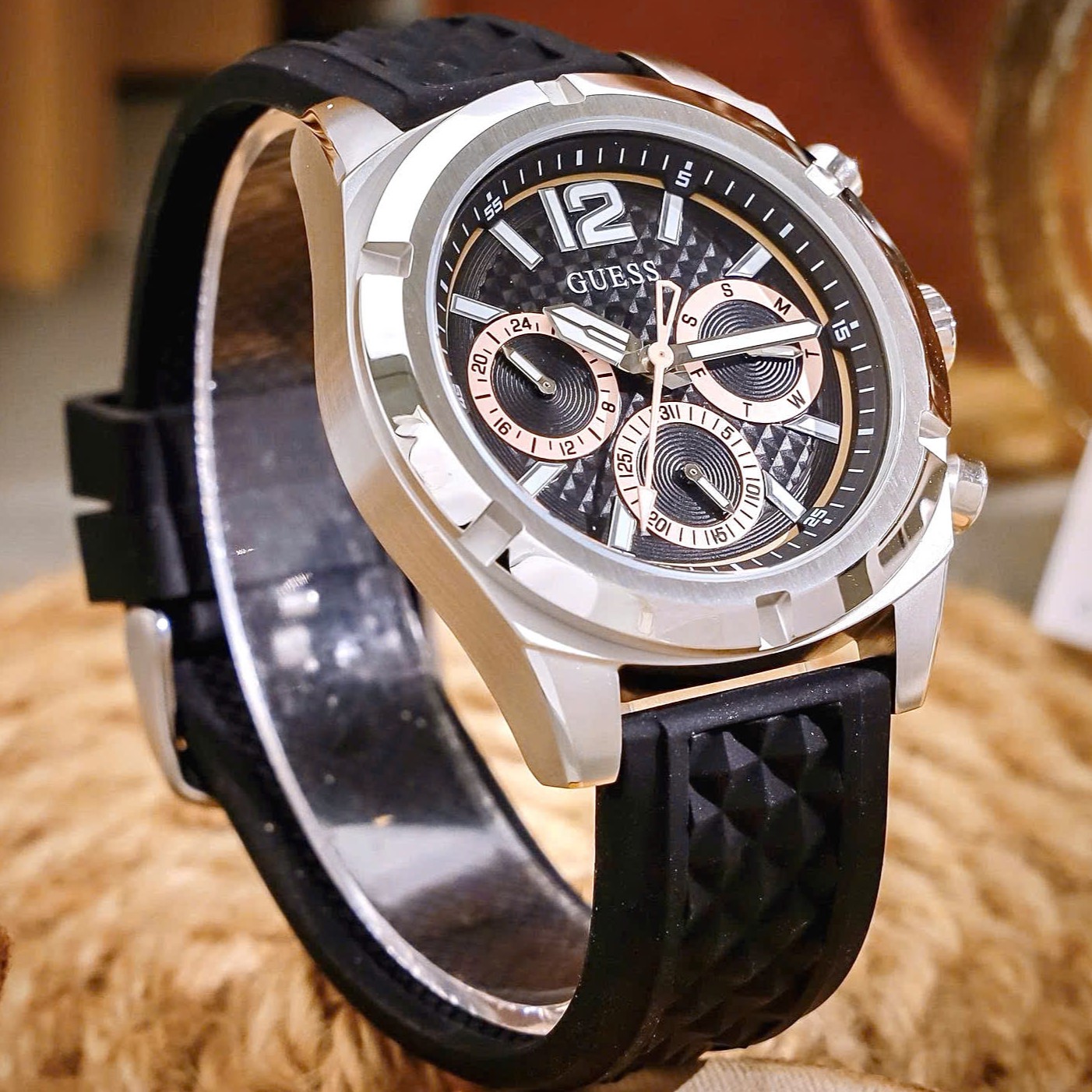 Đồng Hồ đeo tay Nam Guess Multi-Function Watch With Interchangeable Strap GW0719G1 4