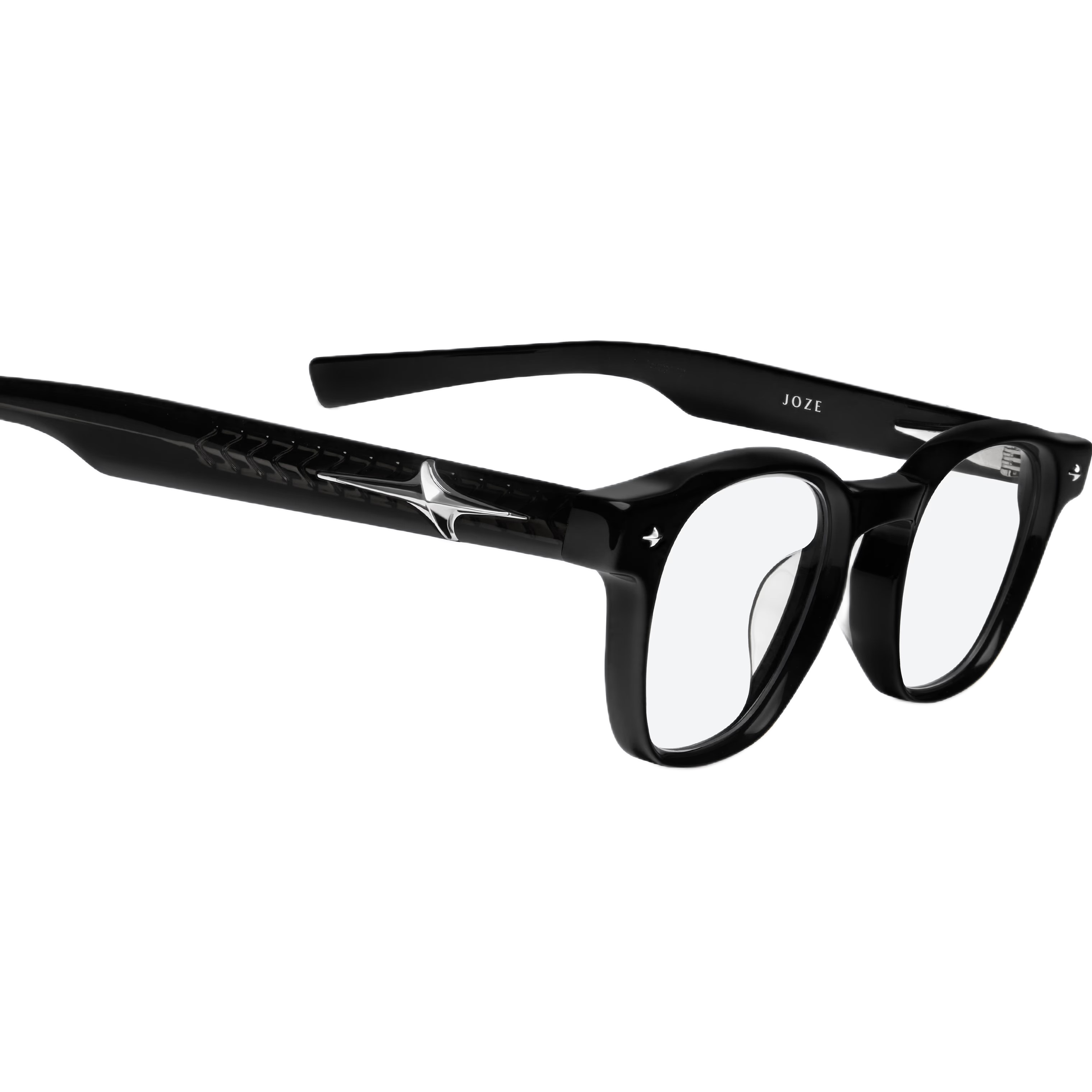 Mắt kính Gentle Monster Joze 01 Clear Lenses Black Acetate Frame 3