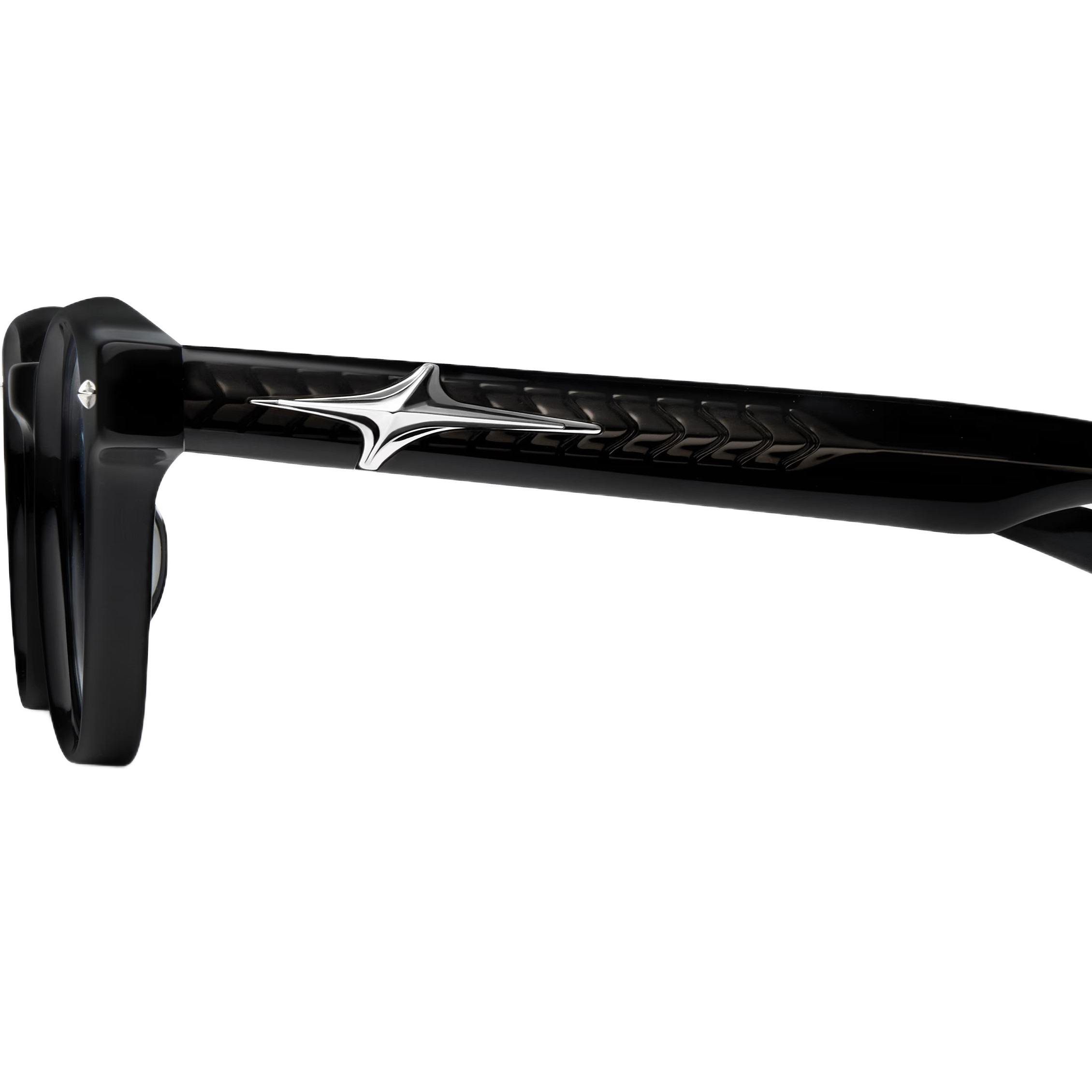 Mắt kính Gentle Monster Joze 01 Clear Lenses Black Acetate Frame 8