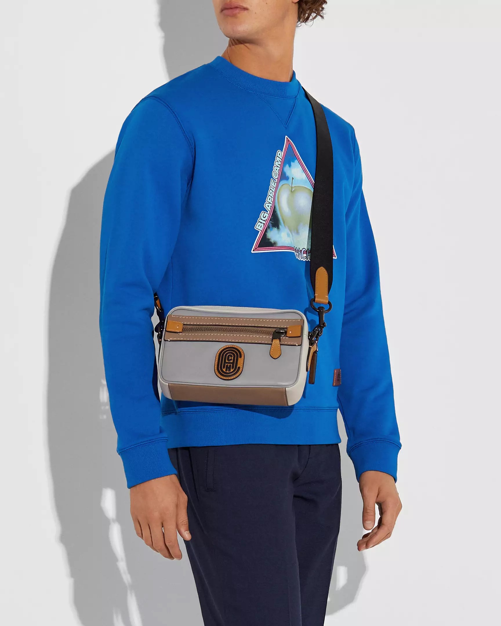 Túi đeo chéo Coach Academy Crossbody In Colorblock With Coach Patch 960 5