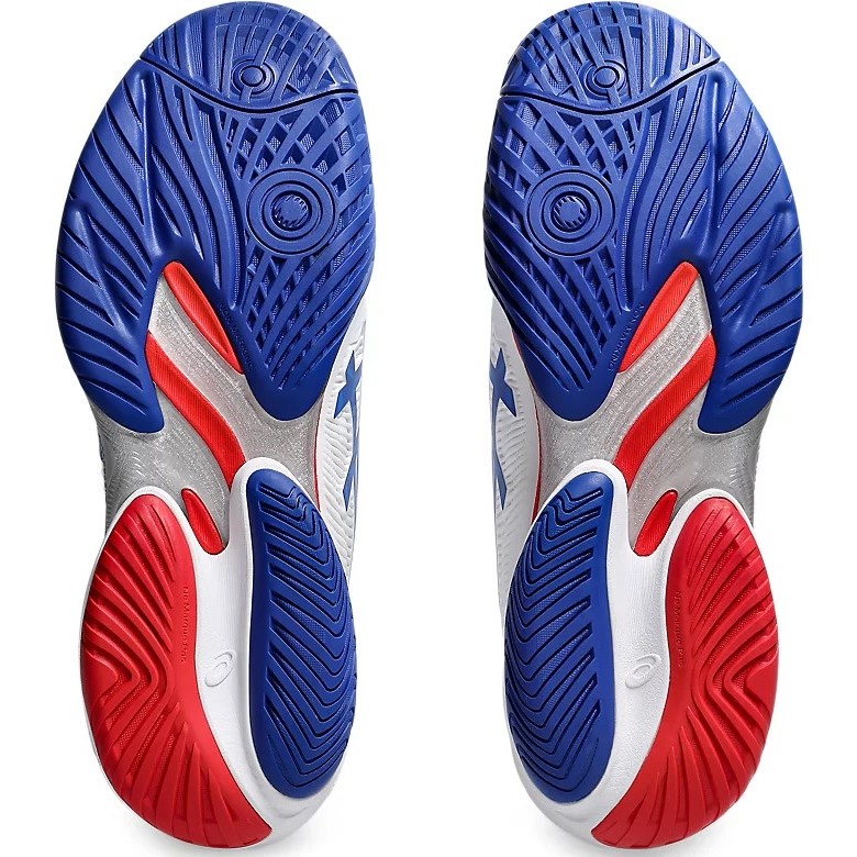 Giày thể thao Pickleball Asics Court FF 3 Novak Paris White 1041A480-100 2