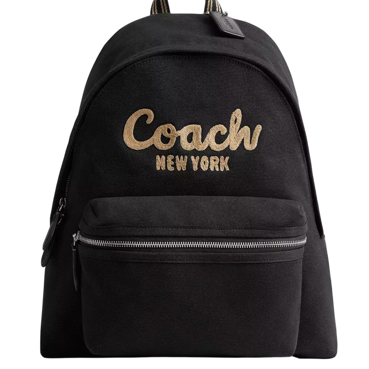 Ba lô Coach Cargo Backpack in Canvas Silver Black CAM76 6