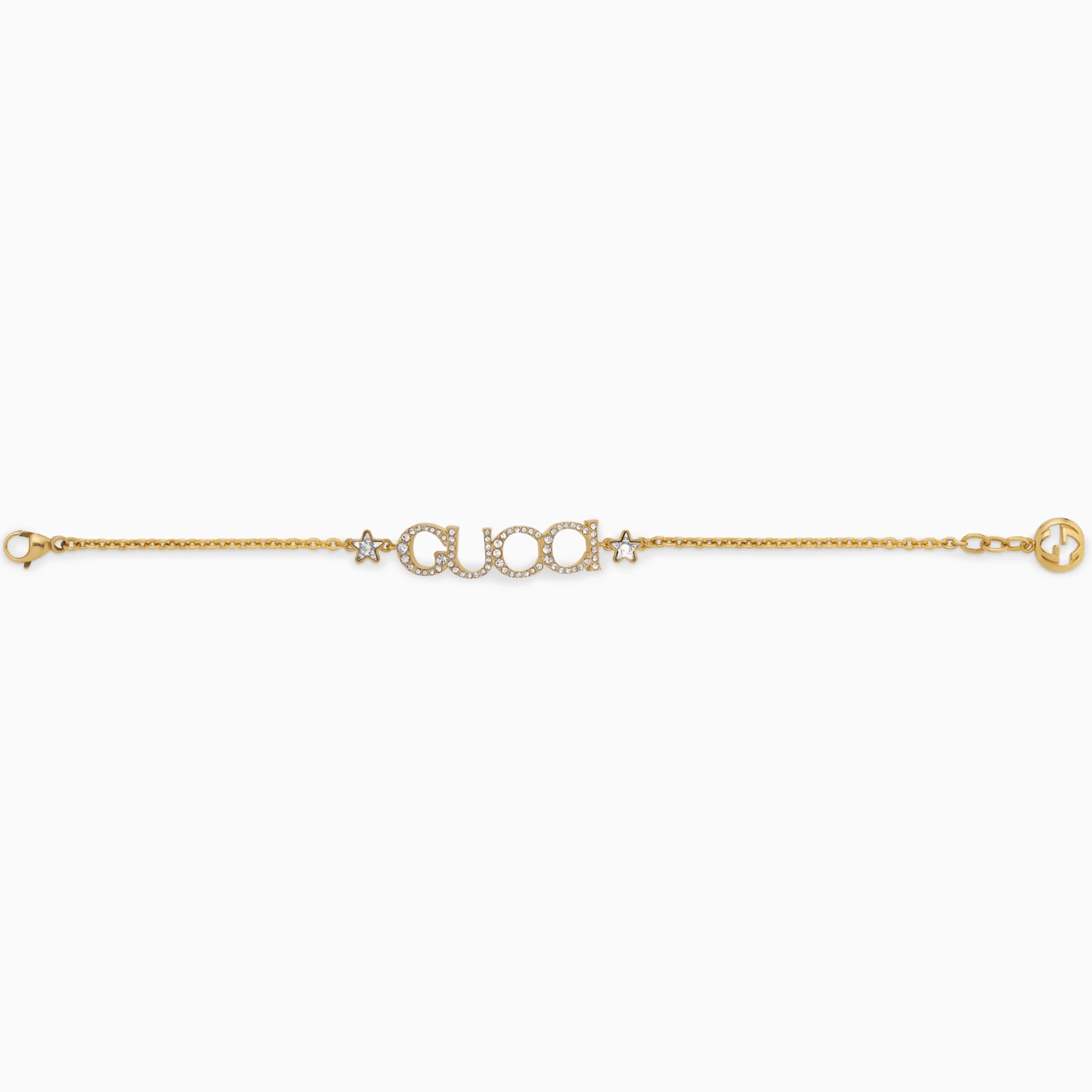 Lắc tay Gucci Letter Bracelet Antique Gold-toned Metal 6