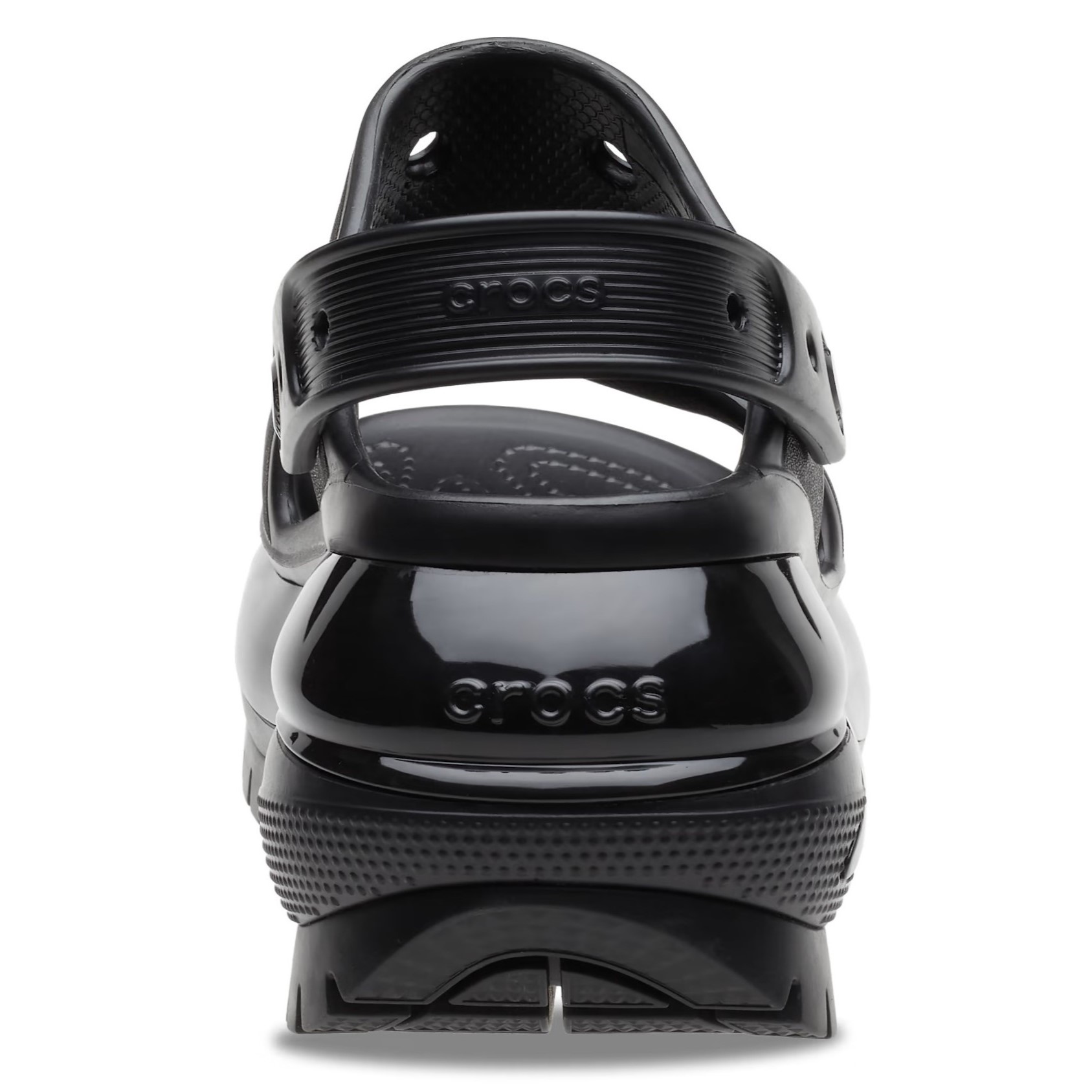 Giày hai quai Crocs Mega Crush Sandals Black 1