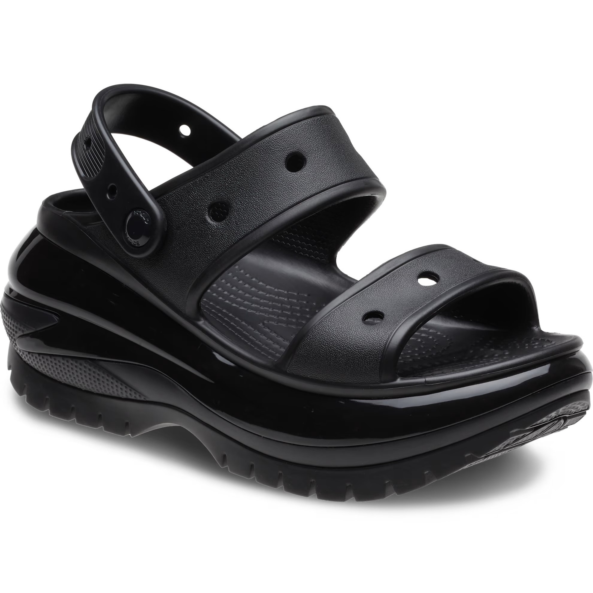 Giày hai quai Crocs Mega Crush Sandals Black 10