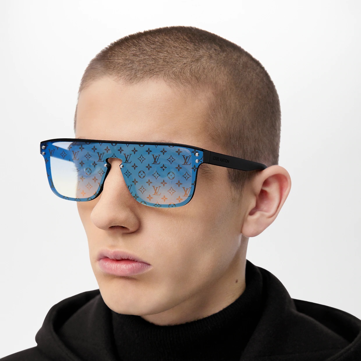 Kính mát Louis Vuitton LV Waimea Sunglasses Blue Z1665E 2