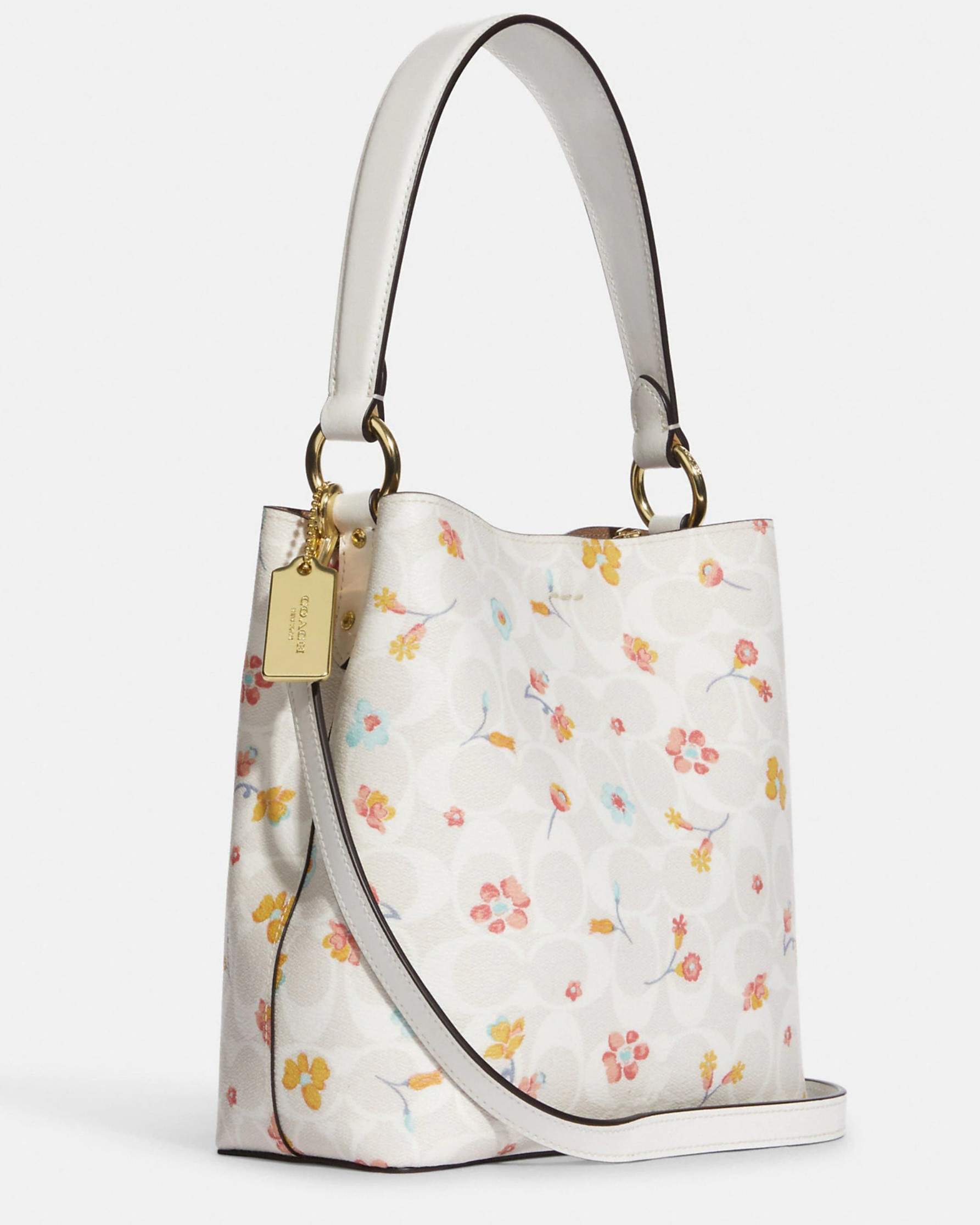 TÚI NỮ COACH SMALL TOWN BUCKET BAG IN SIGNATURE CANVAS WITH MYSTICAL FLORAL PRINT 3