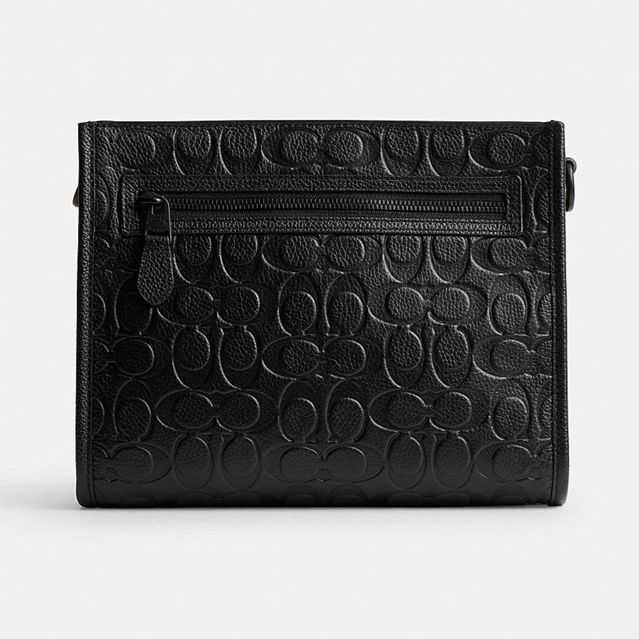 TÚI NAM COACH HITCH CONVERTIBLE CROSSBODY WITH HYBRID POUCH IN SIGNATURE LEATHER CP455 2