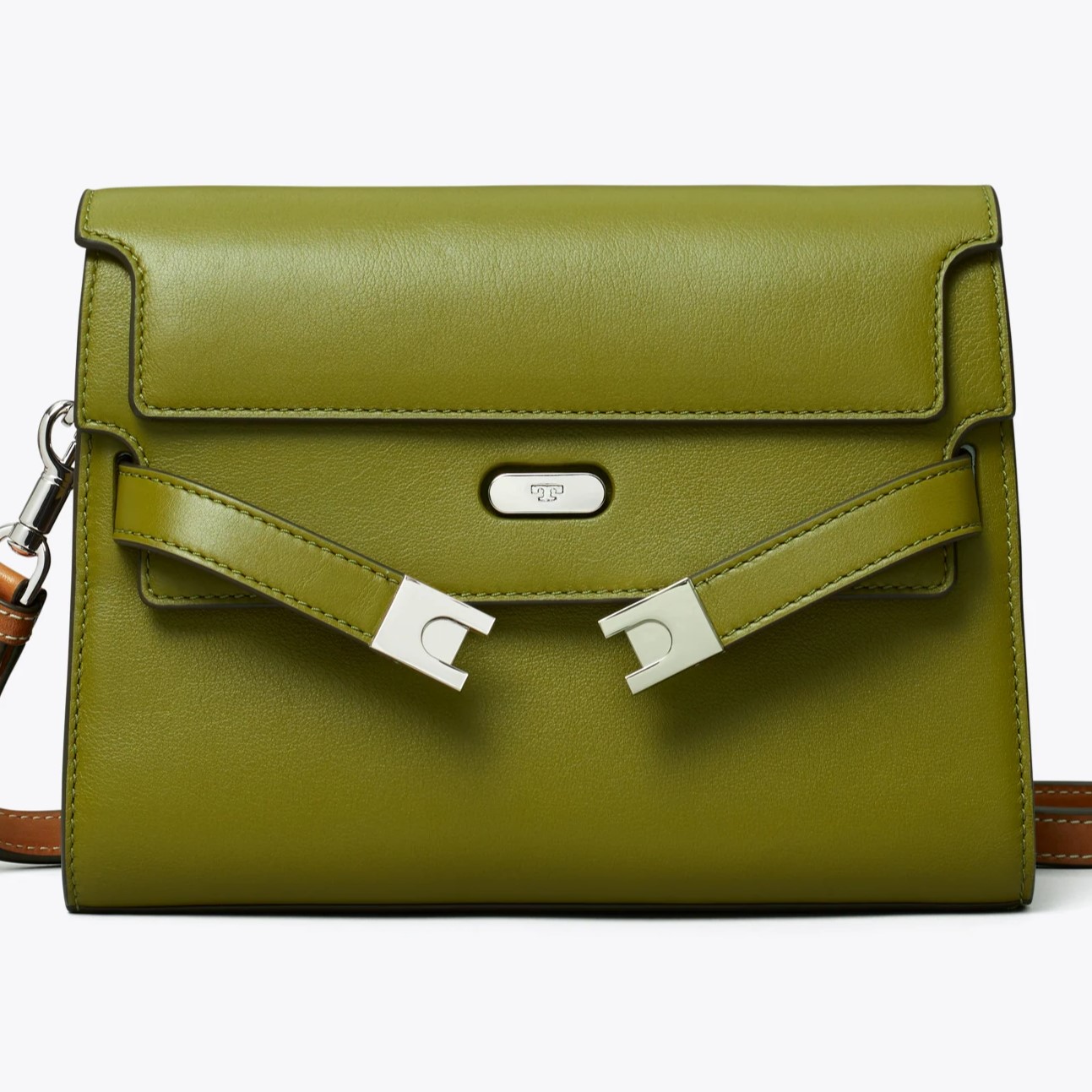 Túi xách Tory Burch Lee Radziwill Leather Shoulder Bag Matcha Green 6