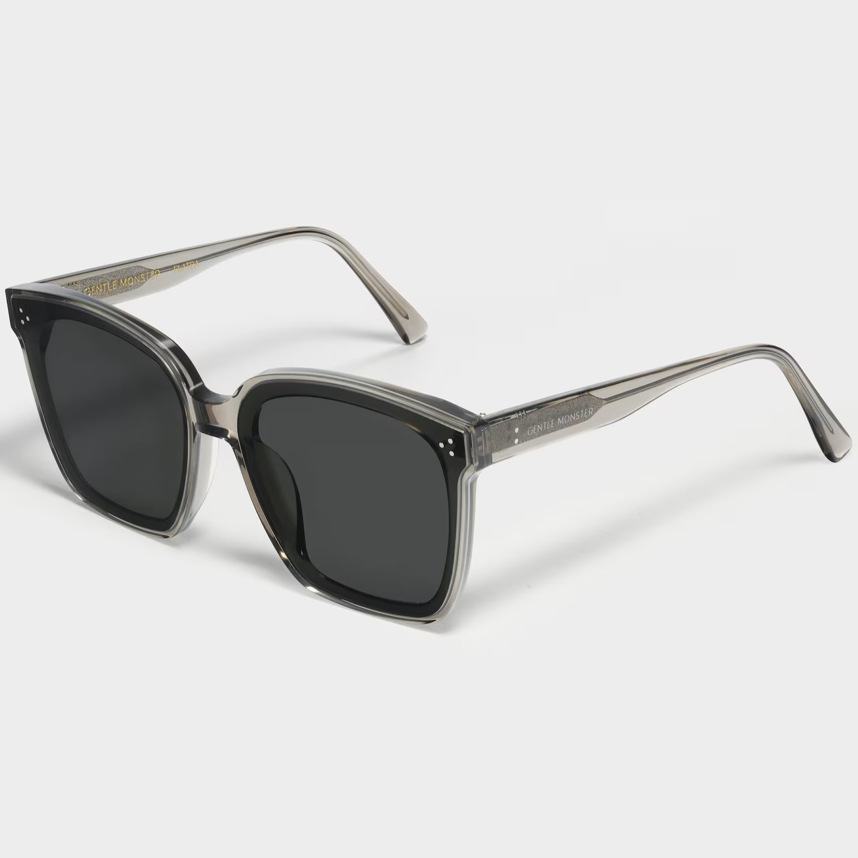 MẮT KÍNH GENTLE MONSTER DREAMER 17 GC2 BLACK LENSES OVERSIZED SQUARE FLATBAR FRAME 4