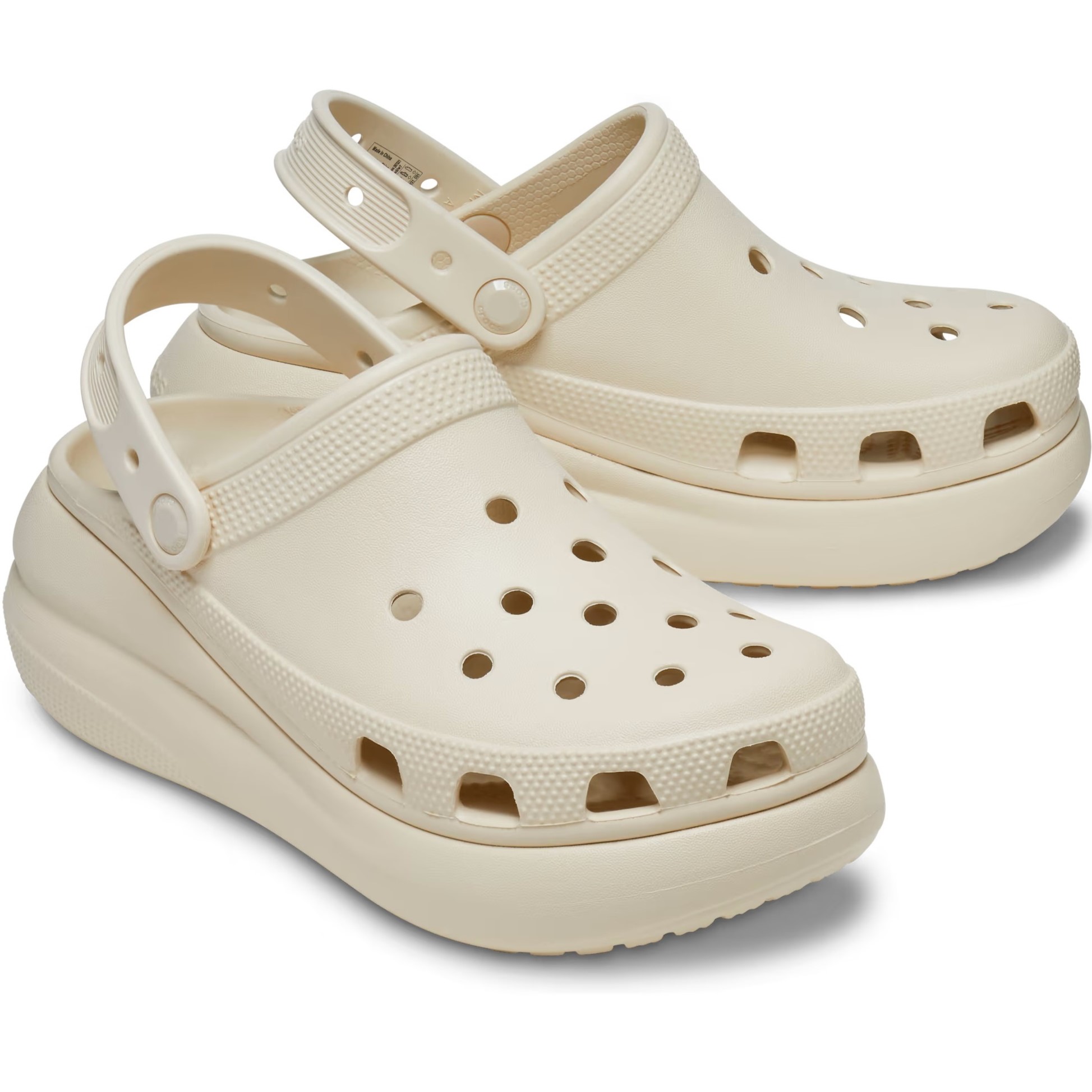 DÉP SANDAL CROCS CLASSIC CRUSH SHIMMER CLOG WOMEN SANDAL BONE 5