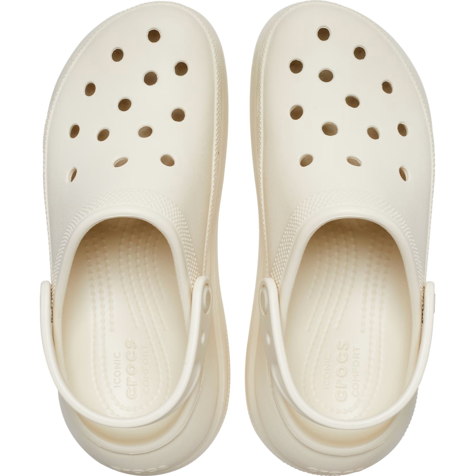 DÉP SANDAL CROCS CLASSIC CRUSH SHIMMER CLOG WOMEN SANDAL BONE 6