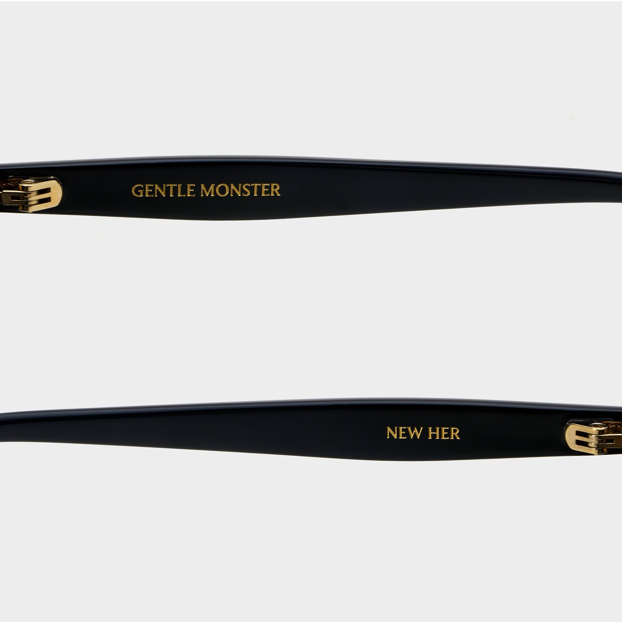 Mắt kính Gentle Monster New Her 01 Classic Square Sunglasses With a Black Acetate Frame 9