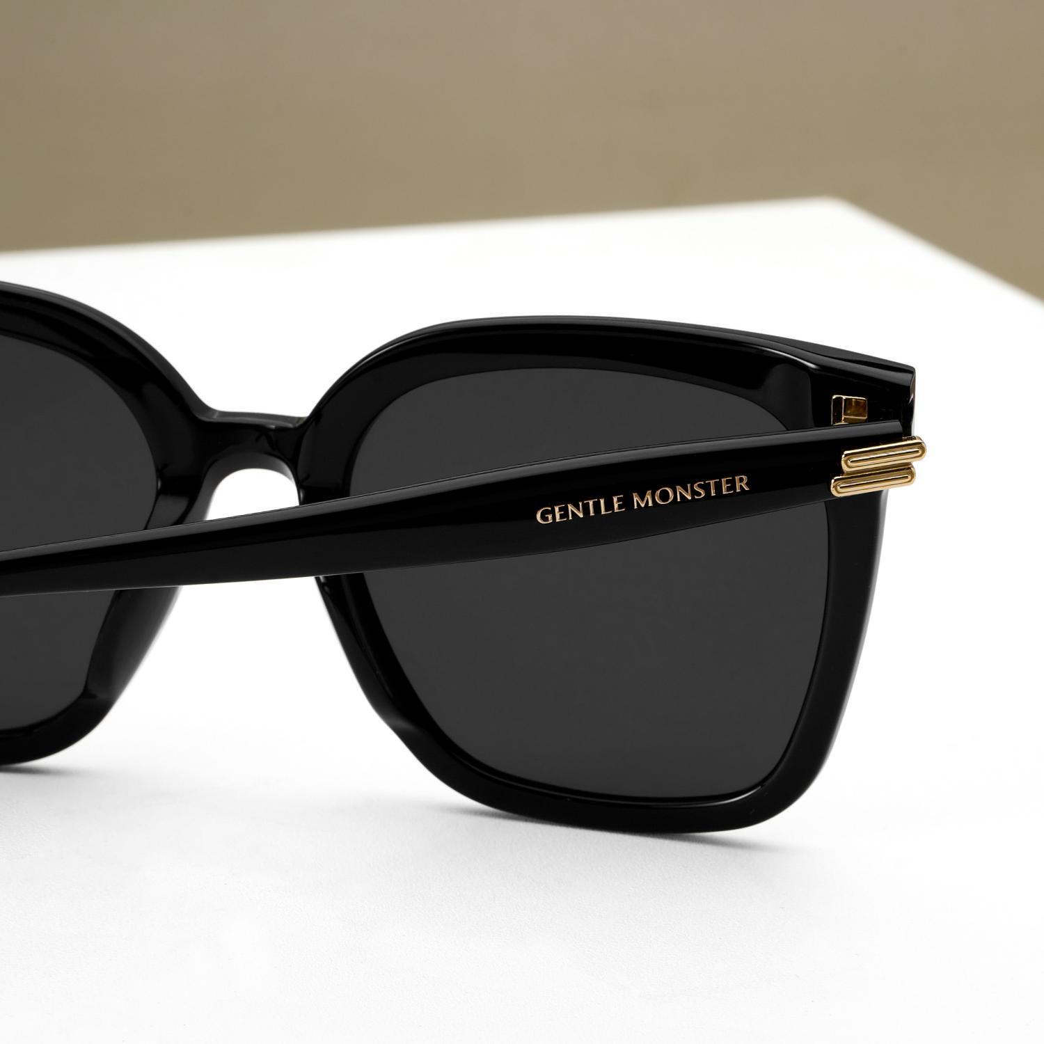 Mắt kính Gentle Monster New Her 01 Classic Square Sunglasses With a Black Acetate Frame 11