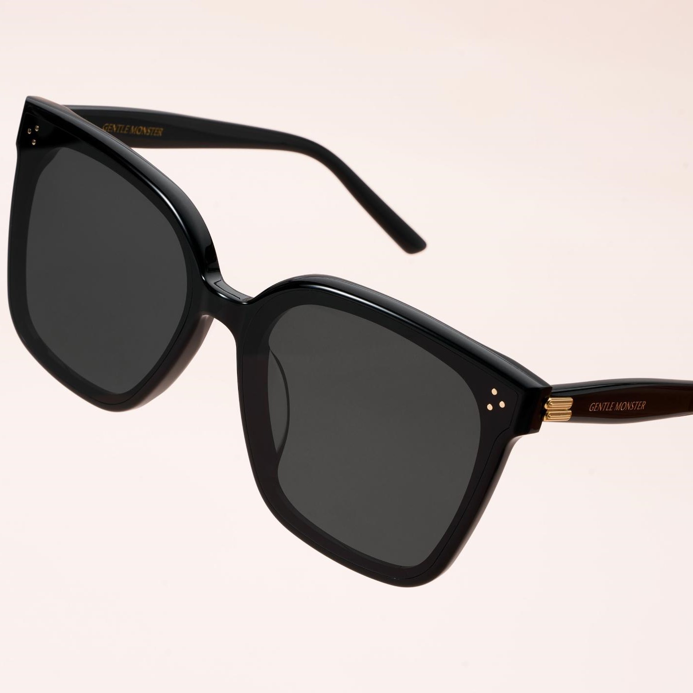 Mắt kính Gentle Monster New Her 01 Classic Square Sunglasses With a Black Acetate Frame 13