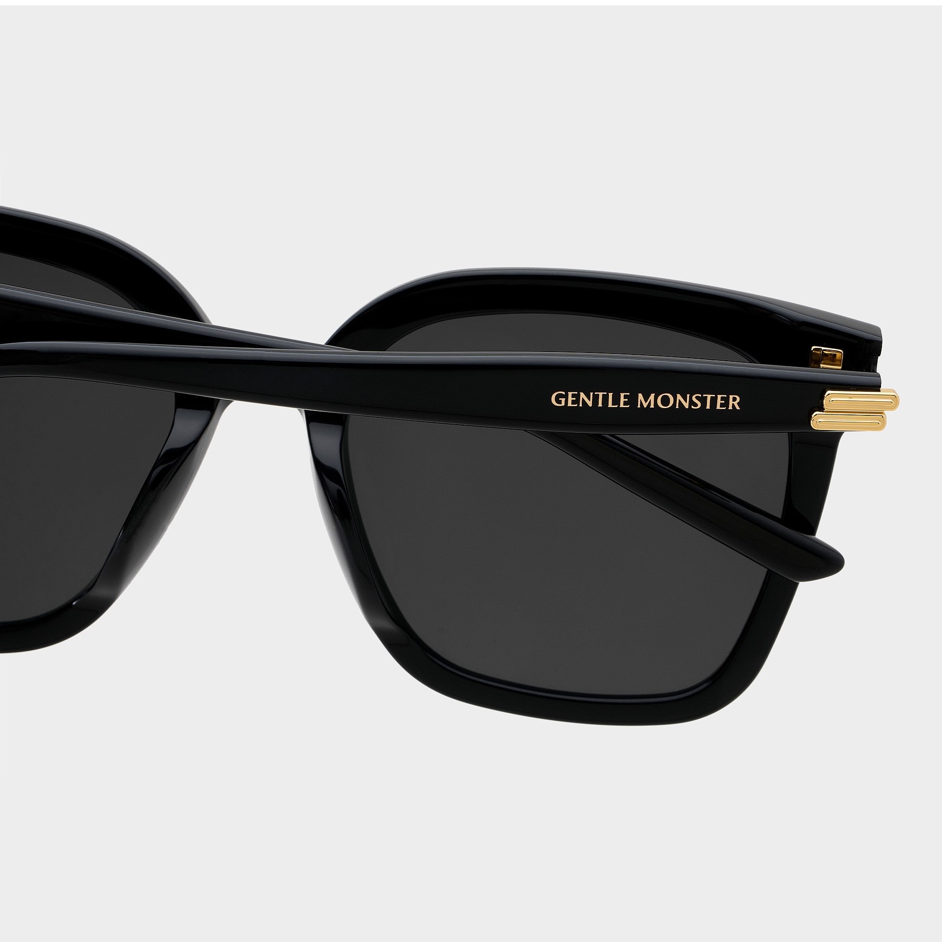 Mắt kính Gentle Monster New Her 01 Classic Square Sunglasses With a Black Acetate Frame 22